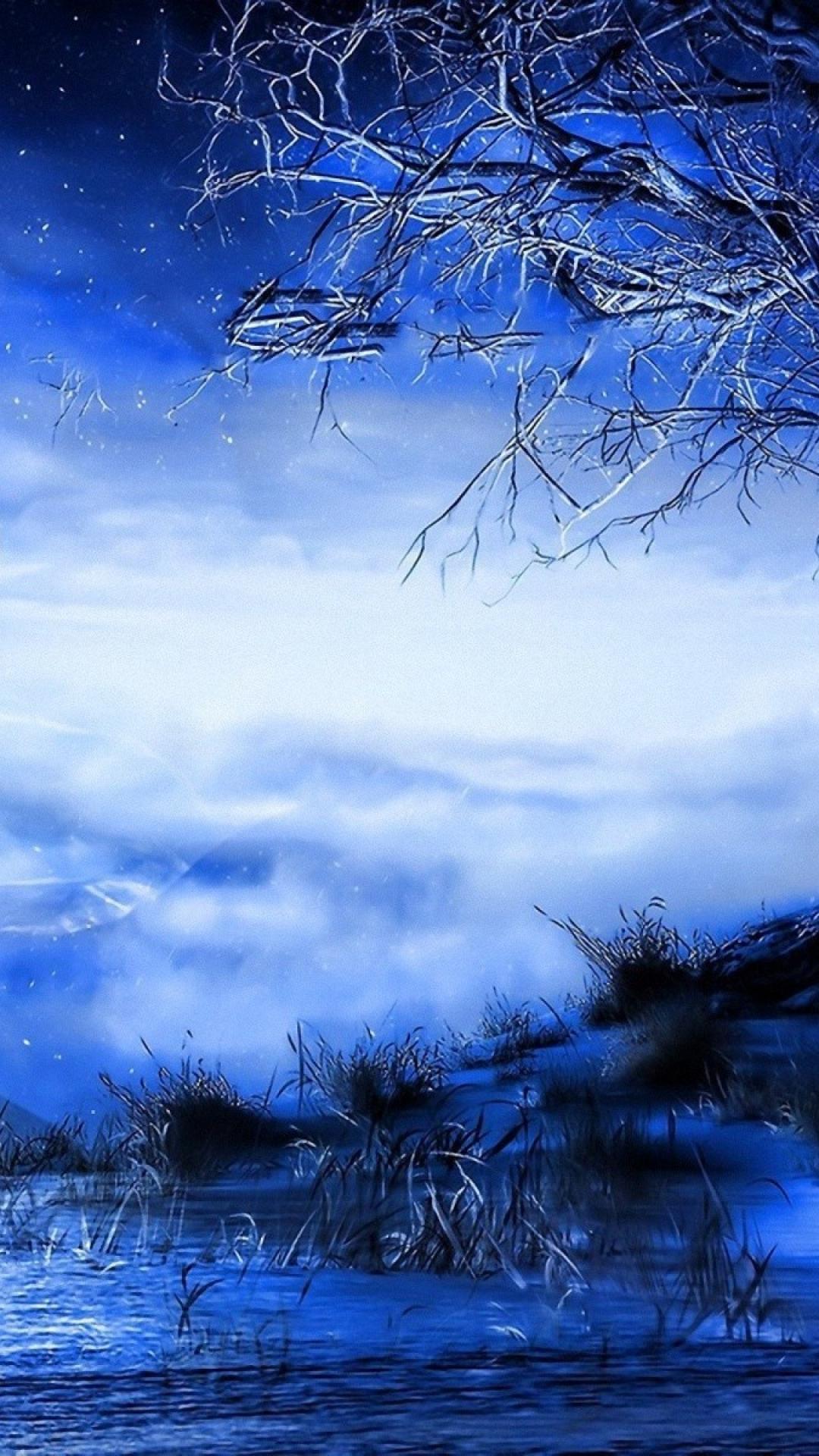 1080x1920 Blue Nature Mobile Wallpaper