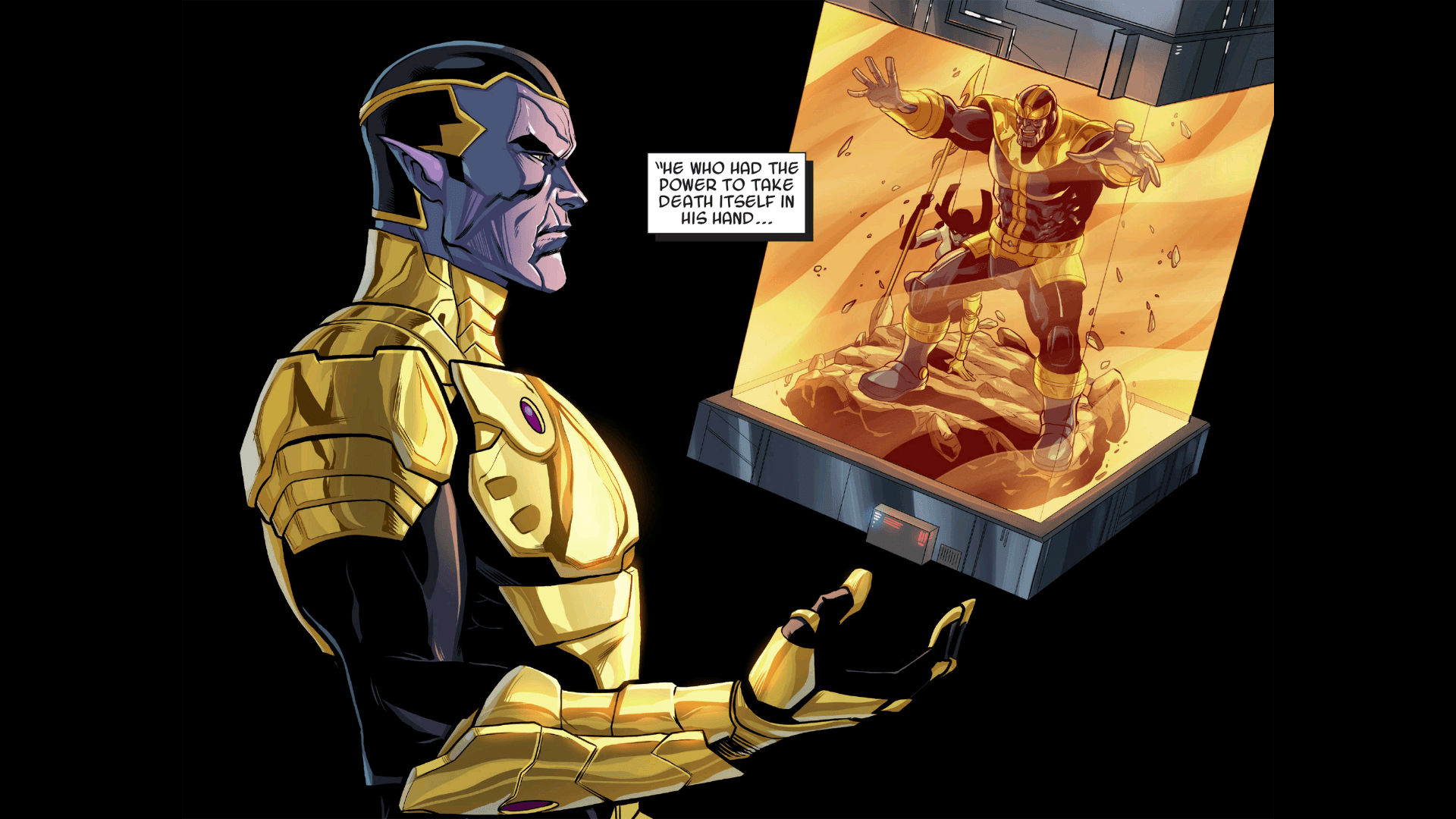 1920x1080 Thanos: A God Up There Review! Where's Thane & Ebony Maw?. Comic