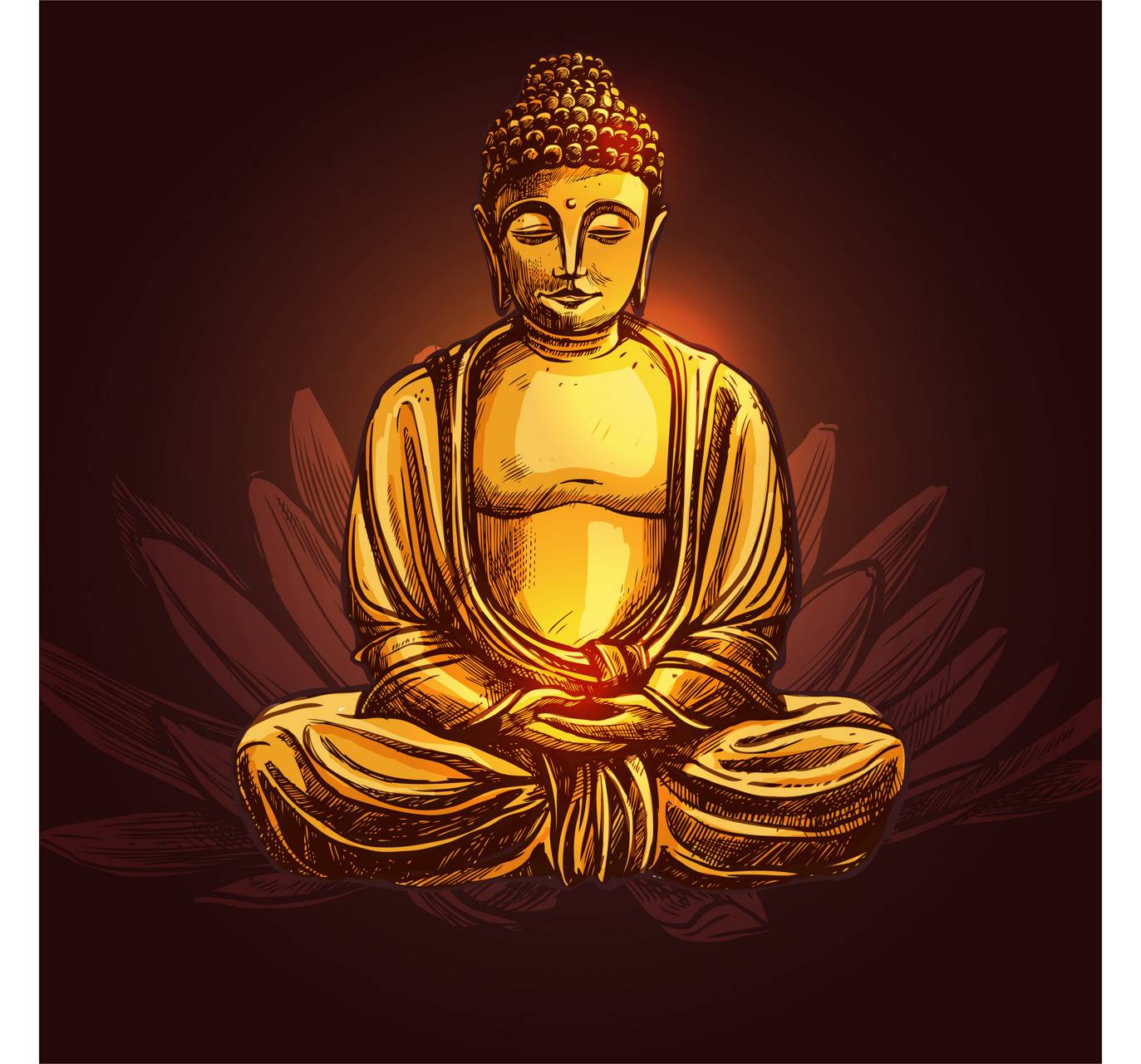 Buddha Lotus Wallpapers Top Free Buddha Lotus Backgrounds Wallpaperaccess