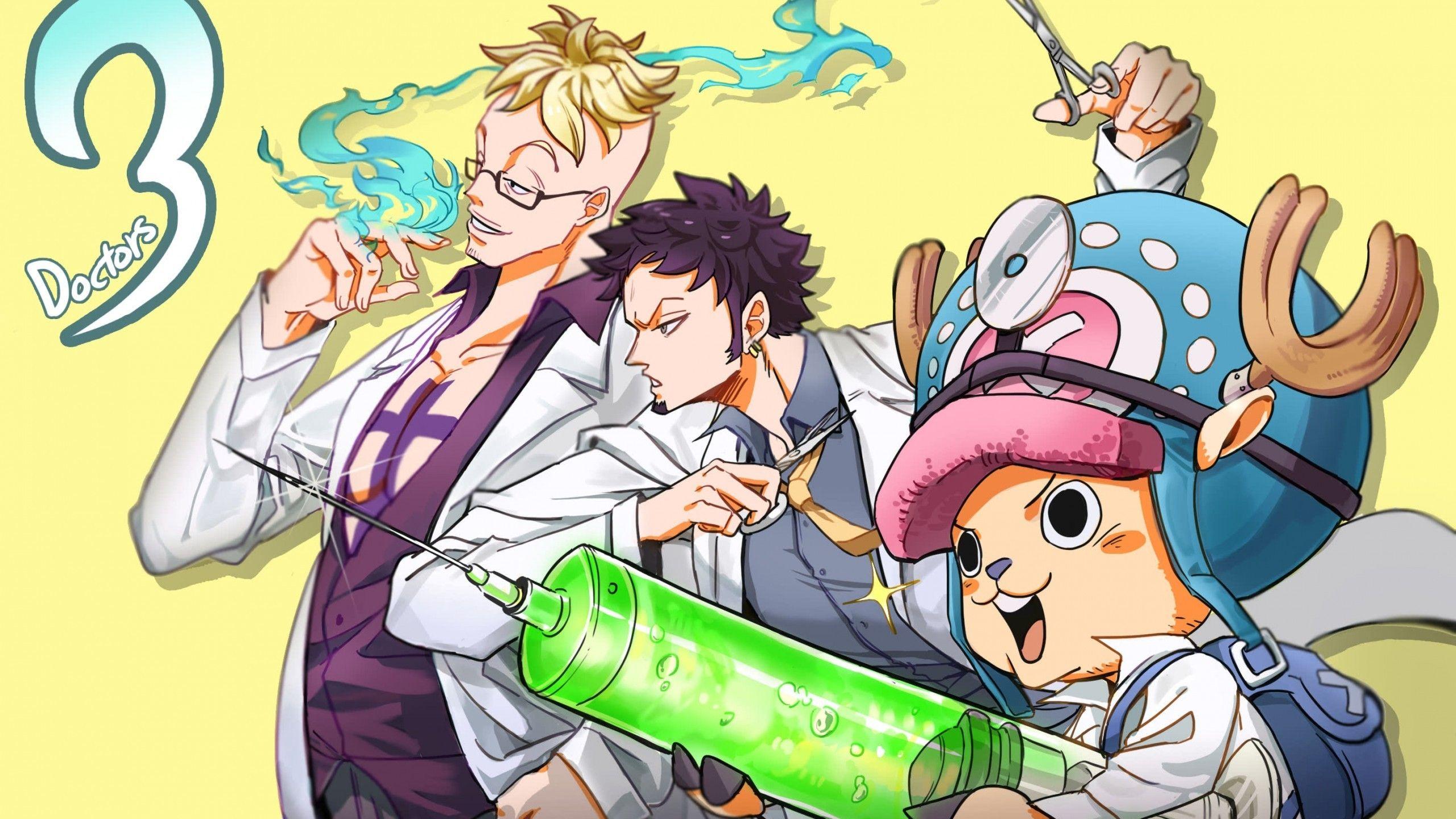 2560x1440 Download 2560x1440 Trafalgar Law, Tony Tony Chopper, Marco, One