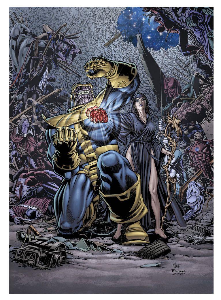 767x1041 Thanos and mistress Death
