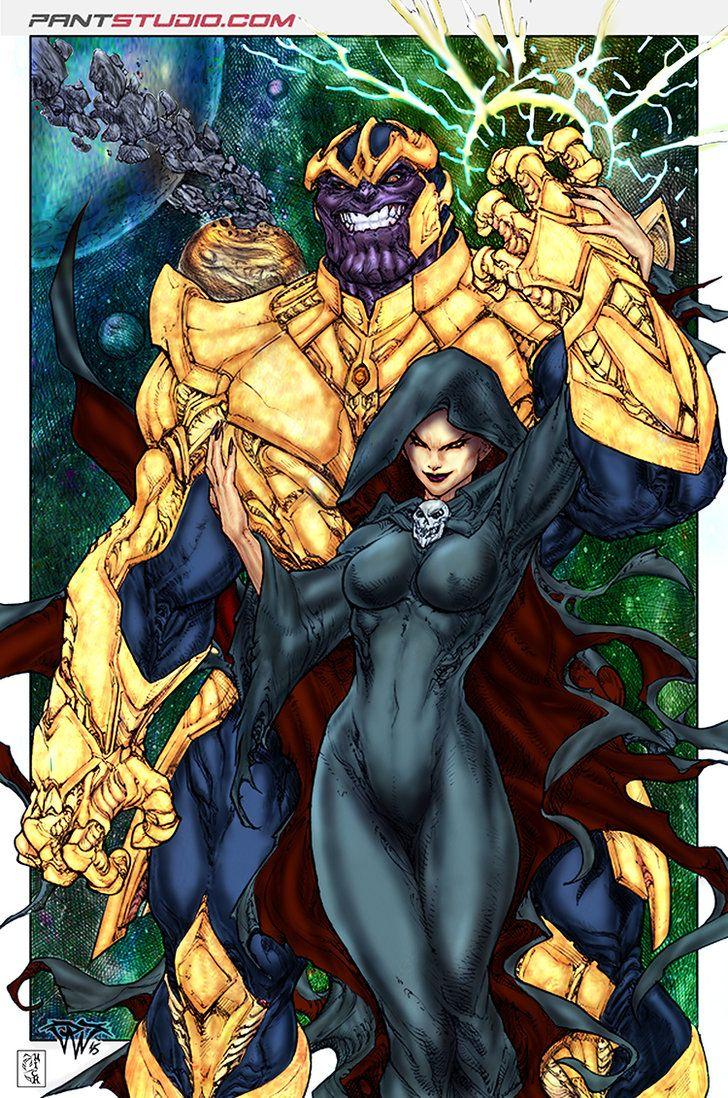728x1098 THANOS and the MISTRESS OF DEATH