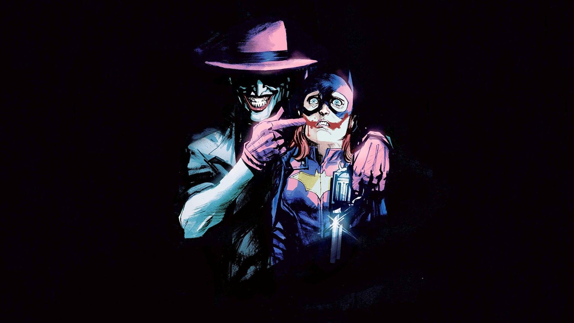 1920x1080 Joker, Batgirl, The killing joke, Batman, Revolver, Comic books