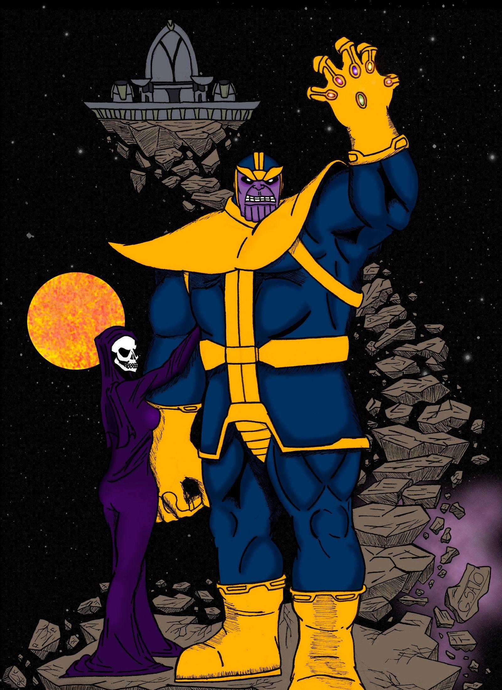 1600x2199 Thanos and Lady Death