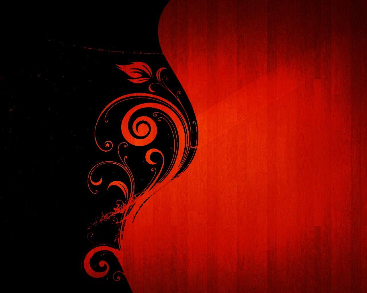 1280x1024 Black And Red Wallpaper
