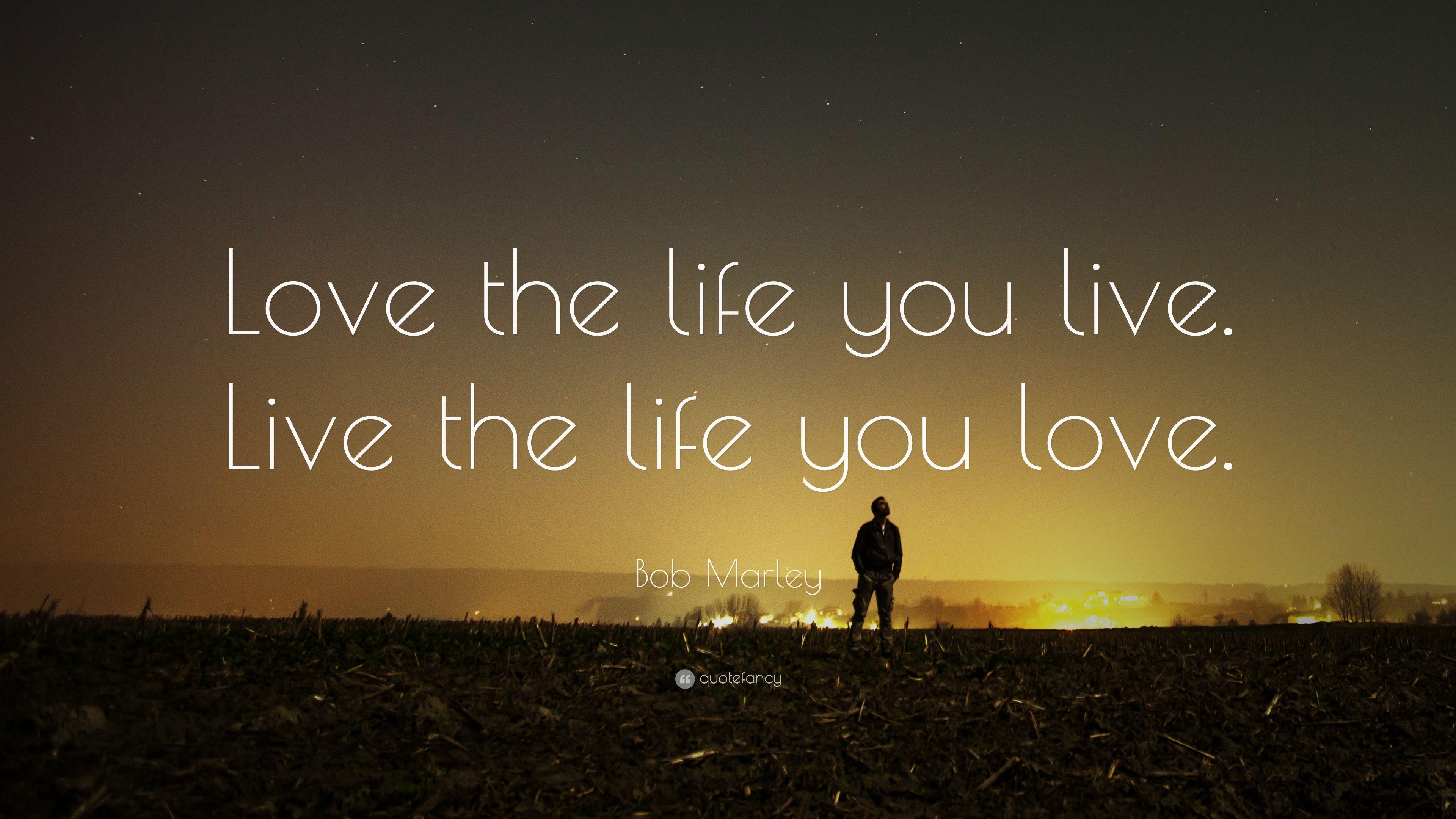 3840x2160 Quotes About Life And Love Wallpaper With Bob Marley