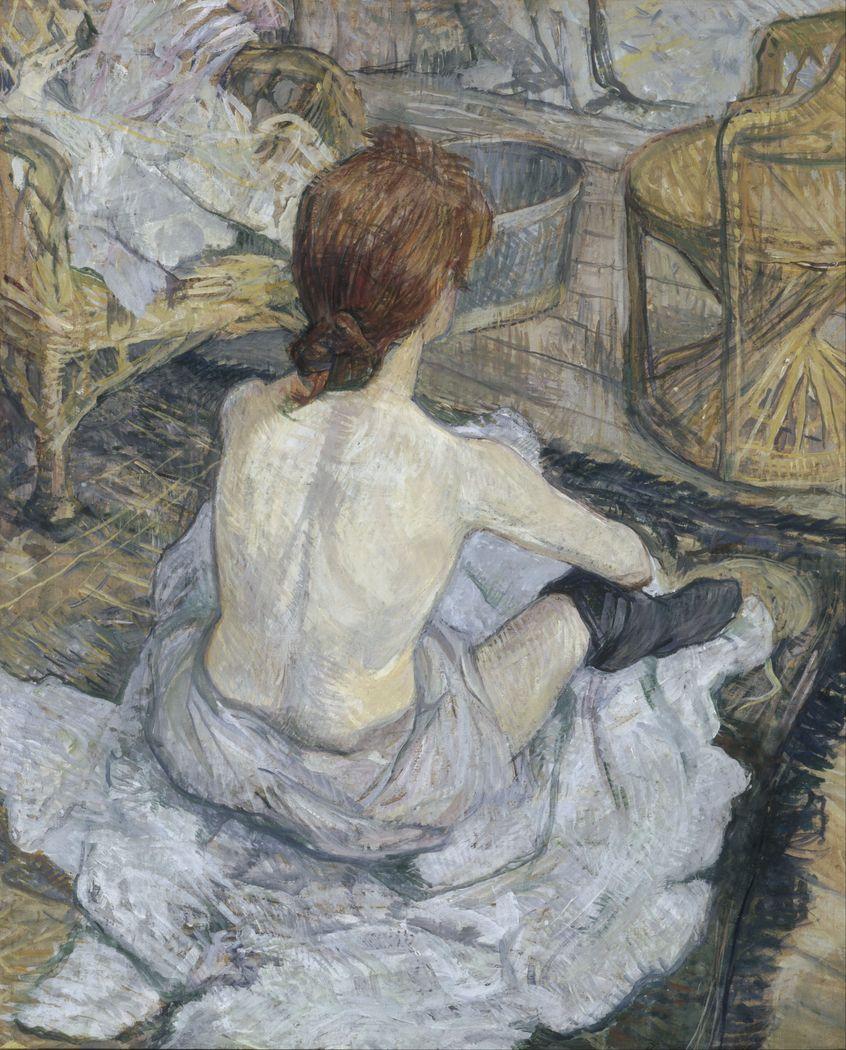 846x1050 Rousse (La Toilette) Henri De Toulouse Lautrec On USEUM