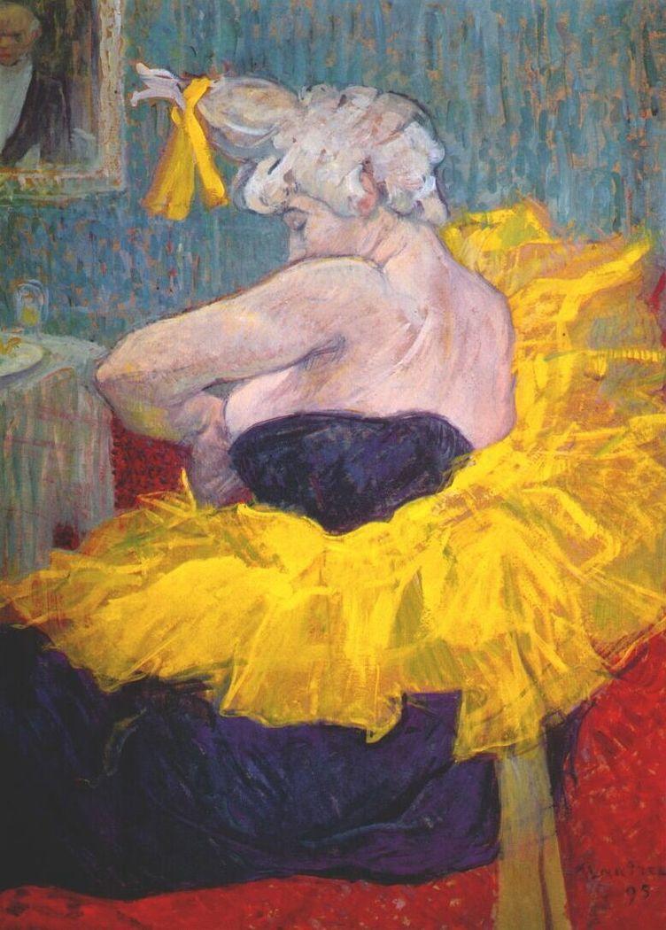 752x1050 The Clownesse Cha U Kao At The Moulin Rouge (La Clownesse Cha U Kao) Henri De Toulouse Lautrec On USEUM