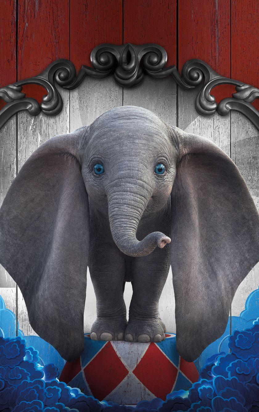 840x1336 Download 840x1336 wallpaper dumbo, cute, baby elephant, 2019 movie