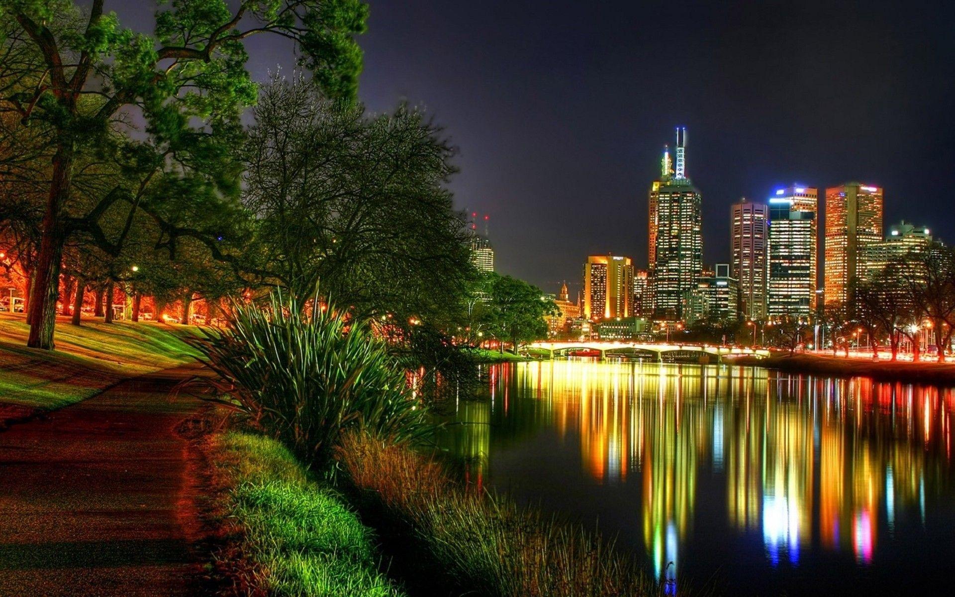 Night River Wallpapers Top Free Night River Backgrounds Wallpaperaccess