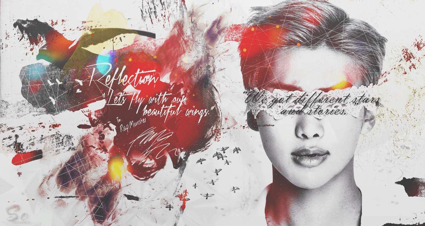 1366x728 RAP MONSTER. SINGLES. WALLPAPER