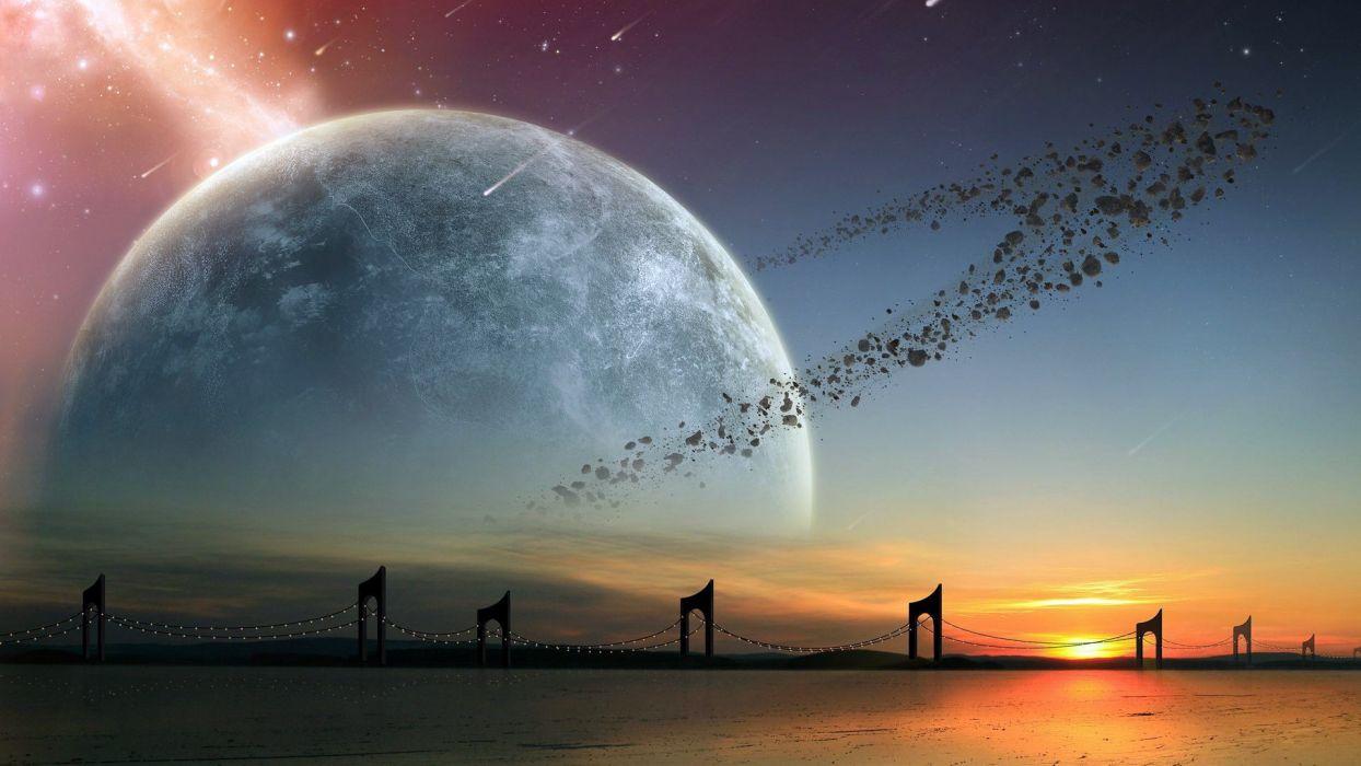 1244x700 Planet asteroid belt bridge arch wallpaperx1080