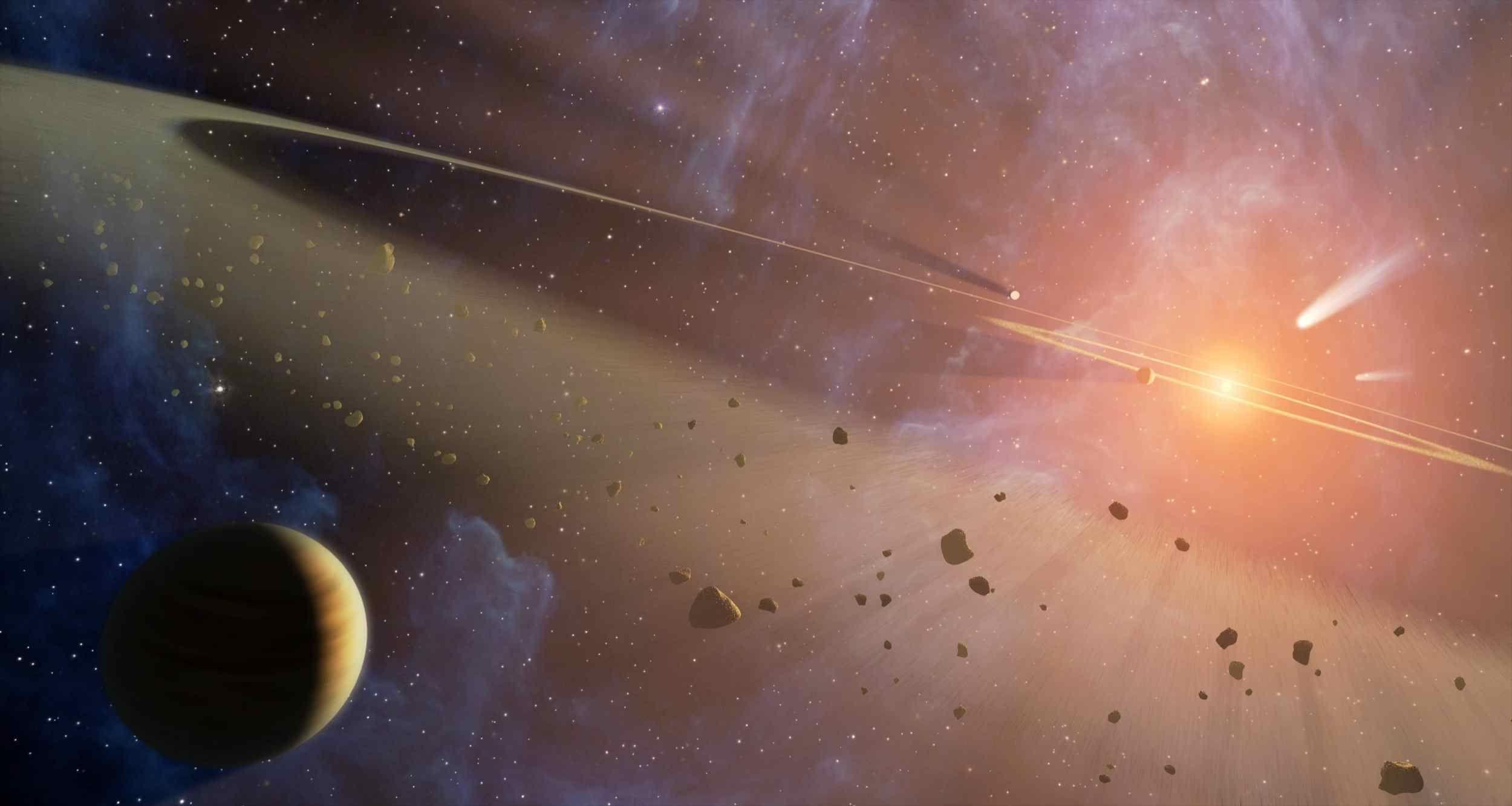 2500x1333 Space Image. Double the Rubble (Artist Concept)