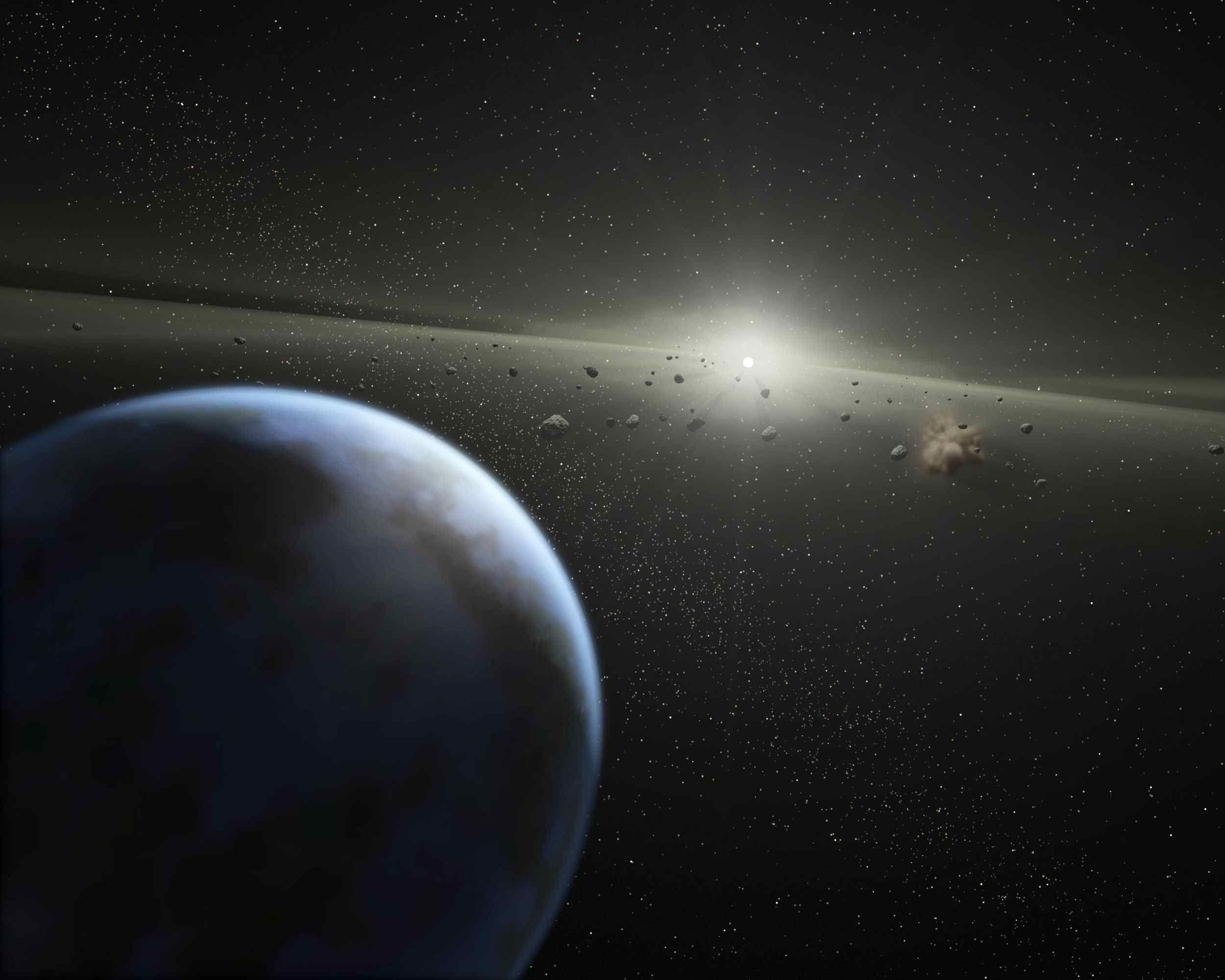 2500x2000 Space Image. Band of Rubble (Artist Concept)