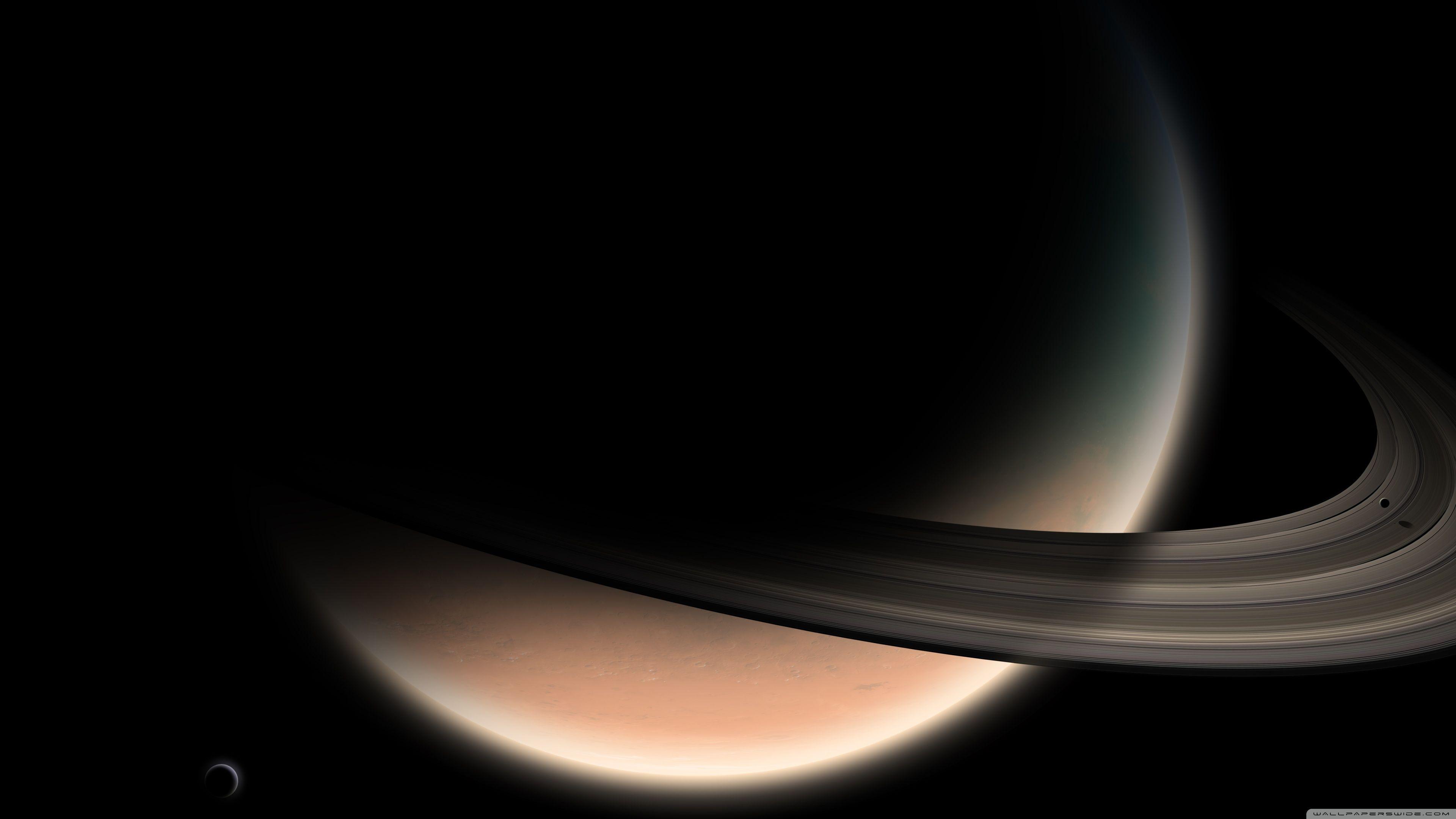 3840x2160 Exoplanet with Asteroid Belt Ultra HD Desktop Background Wallpaper