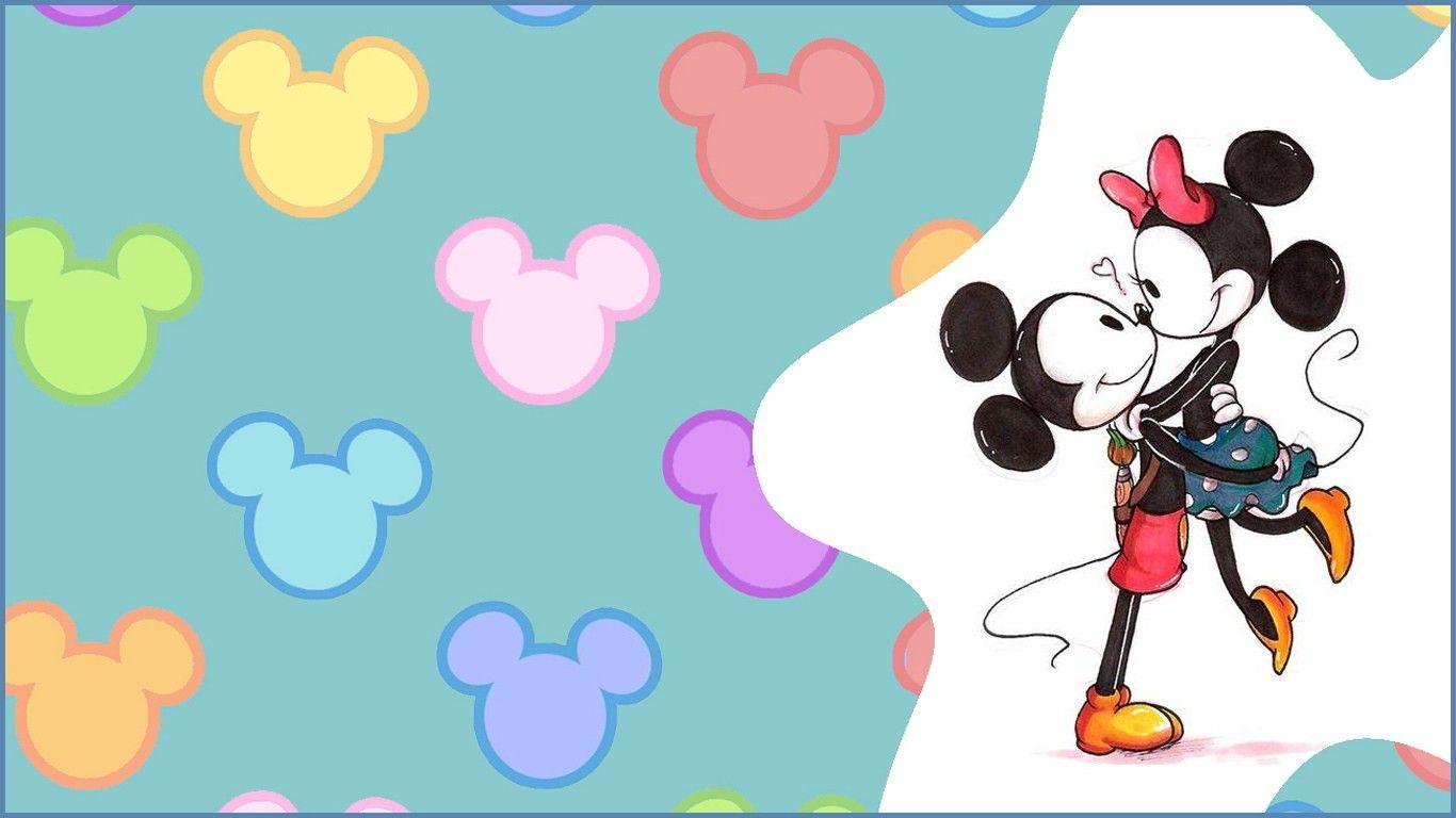 1366x768 Minnie Mouse Wallpaper for iPad