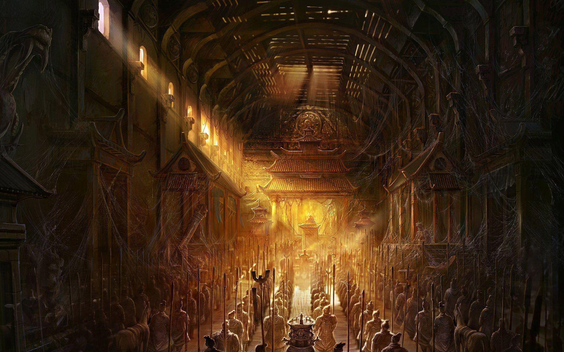 1920x1200 palace warriors ancient china HD wallpaper