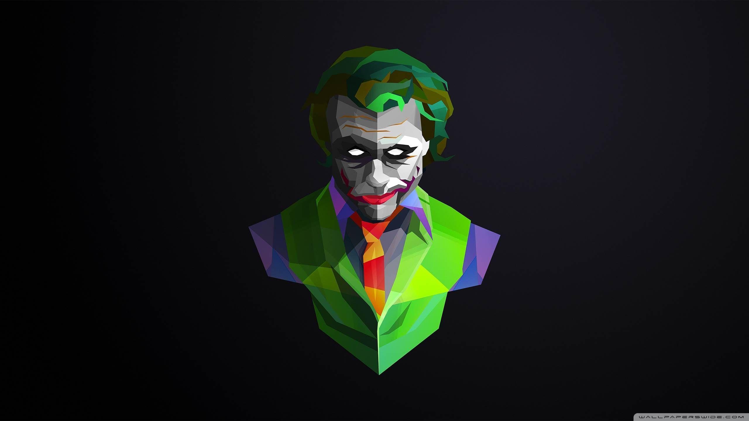 2560x1440 Download Wallpaper Heath ledger, Joker, The dark knight 2560×1440