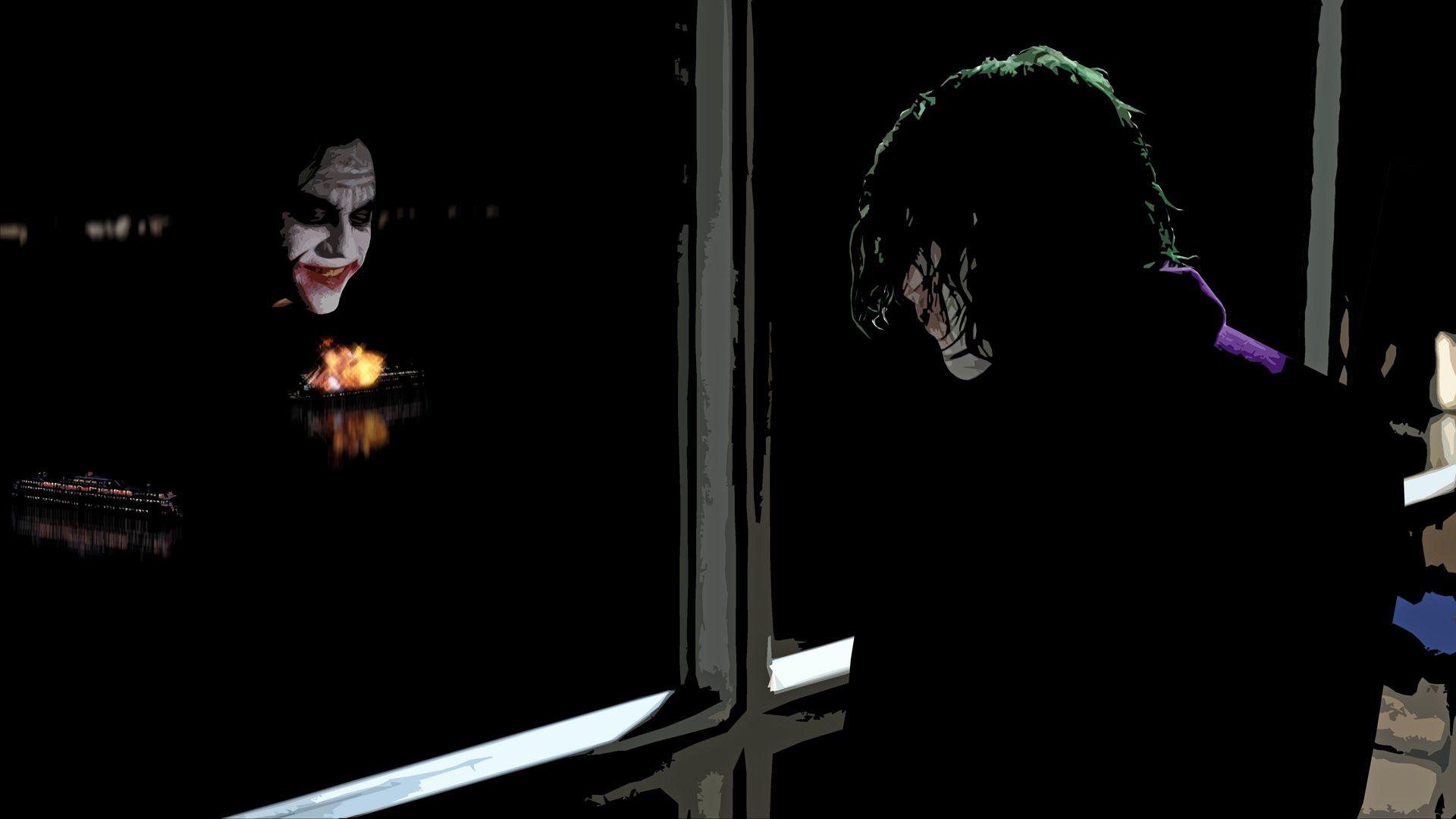1920x1080 The Joker, The Dark Knight wallpaper