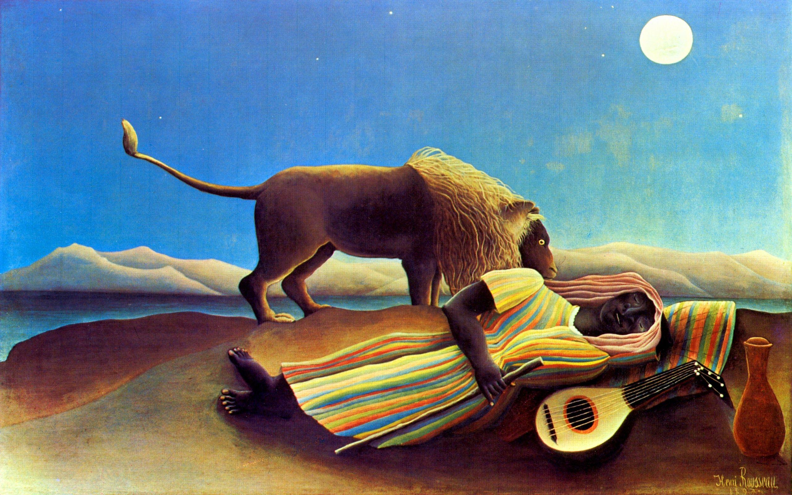2560x1600 The Sleeping Gypsy Wallpaper