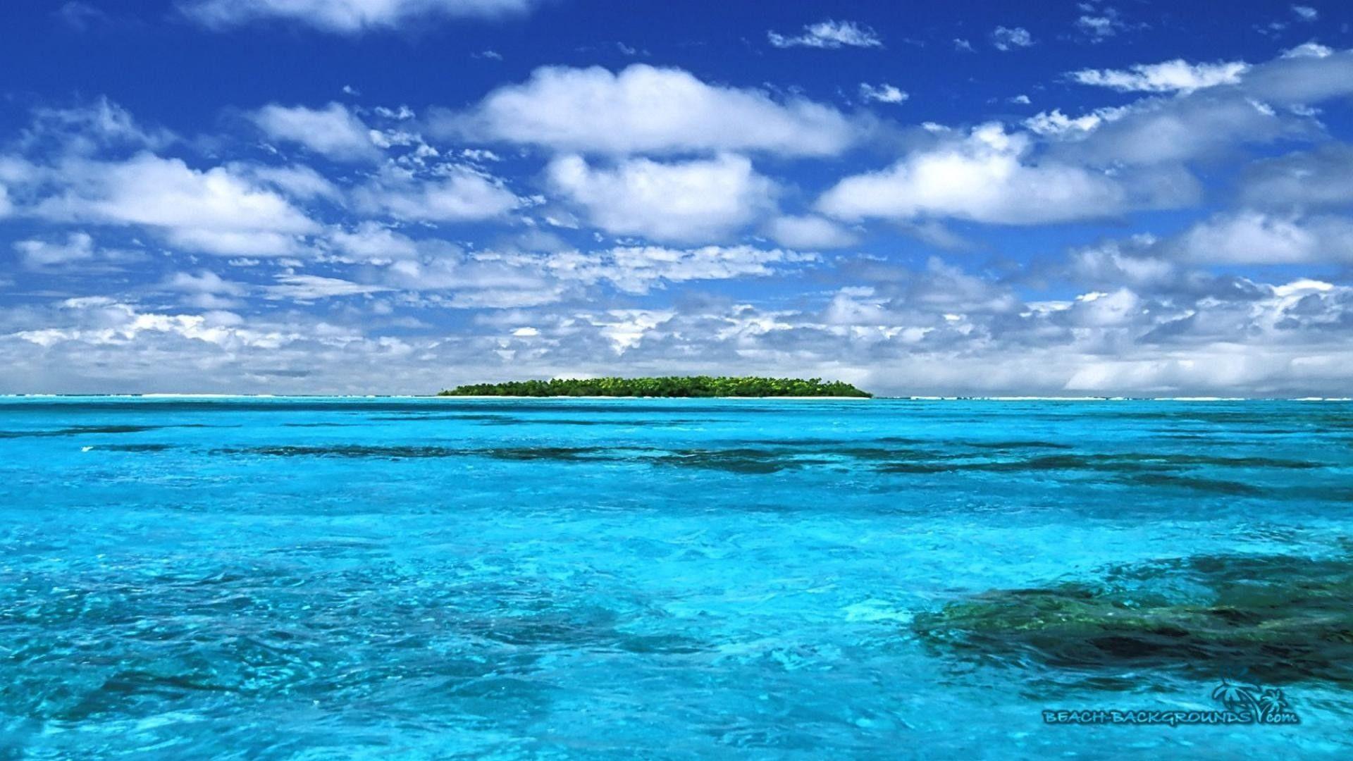1920x1080 HD Beach Wallpaper