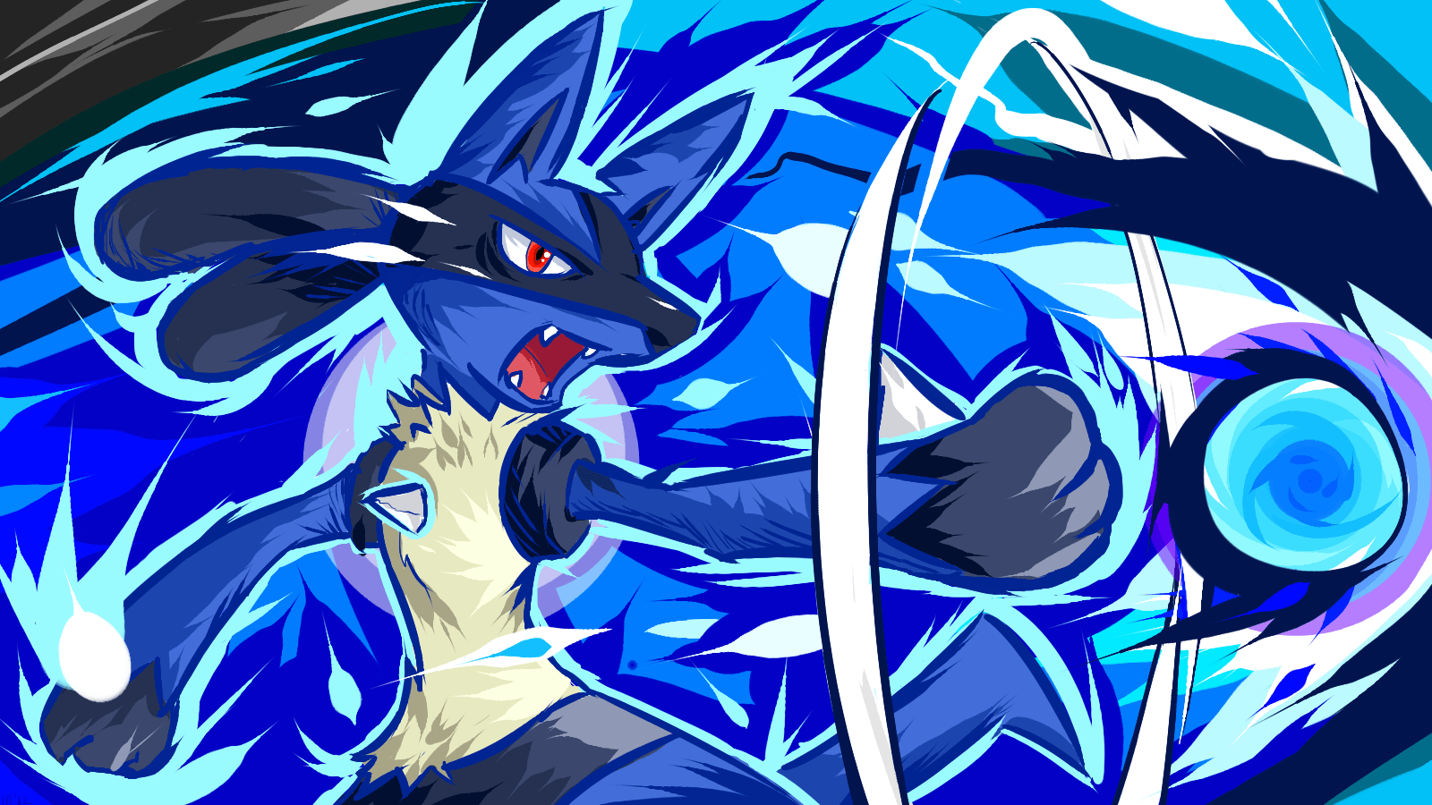 lucario aura sphere smash bros