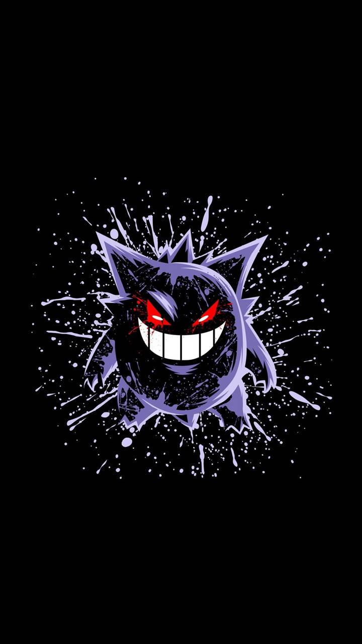 720x1280 Amoled Gengar wallpaper