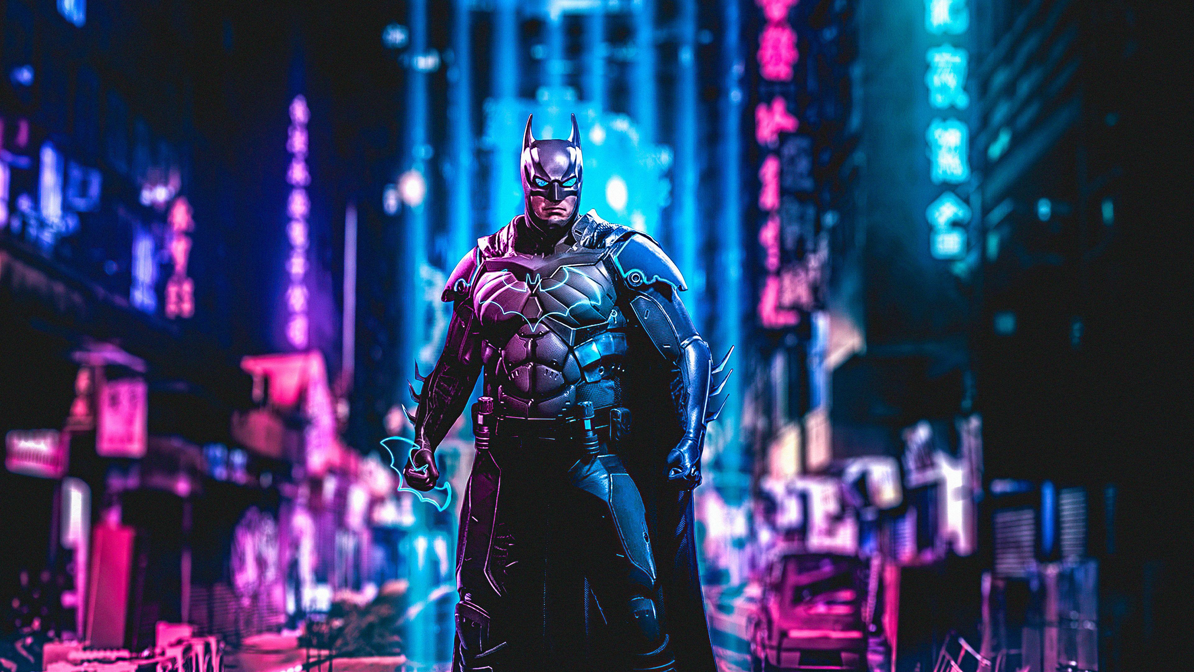 3840x2160 Batman Cyberpunk Art 4k, HD Superheroes, 4k Wallpaper, Image