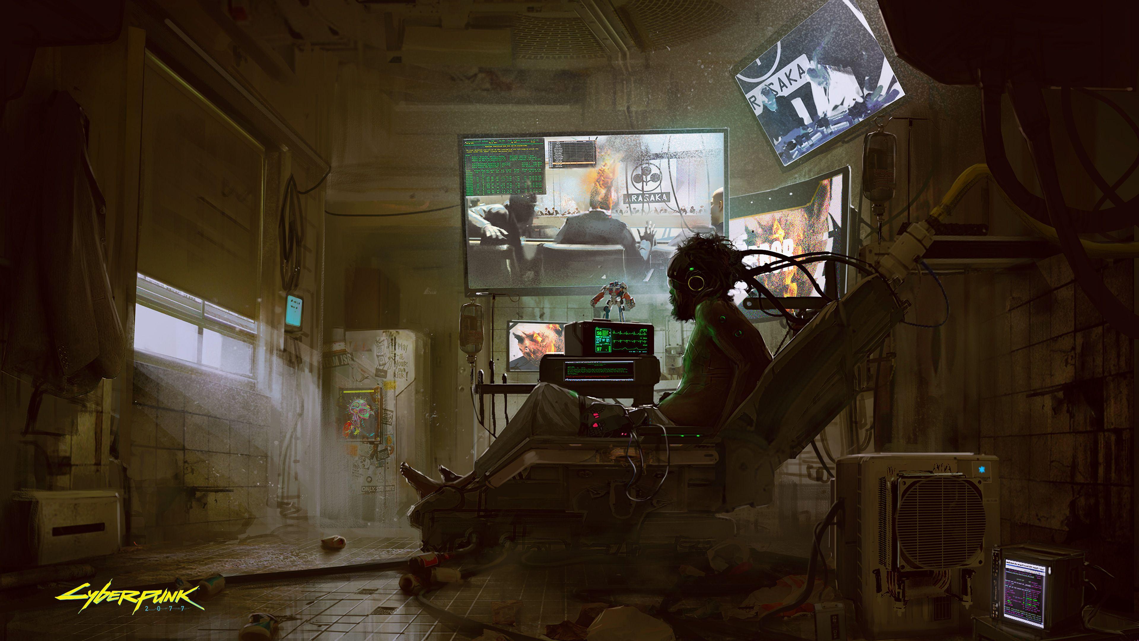 3840x2160 Cyberpunk 2077 Concept Art Wallpaper