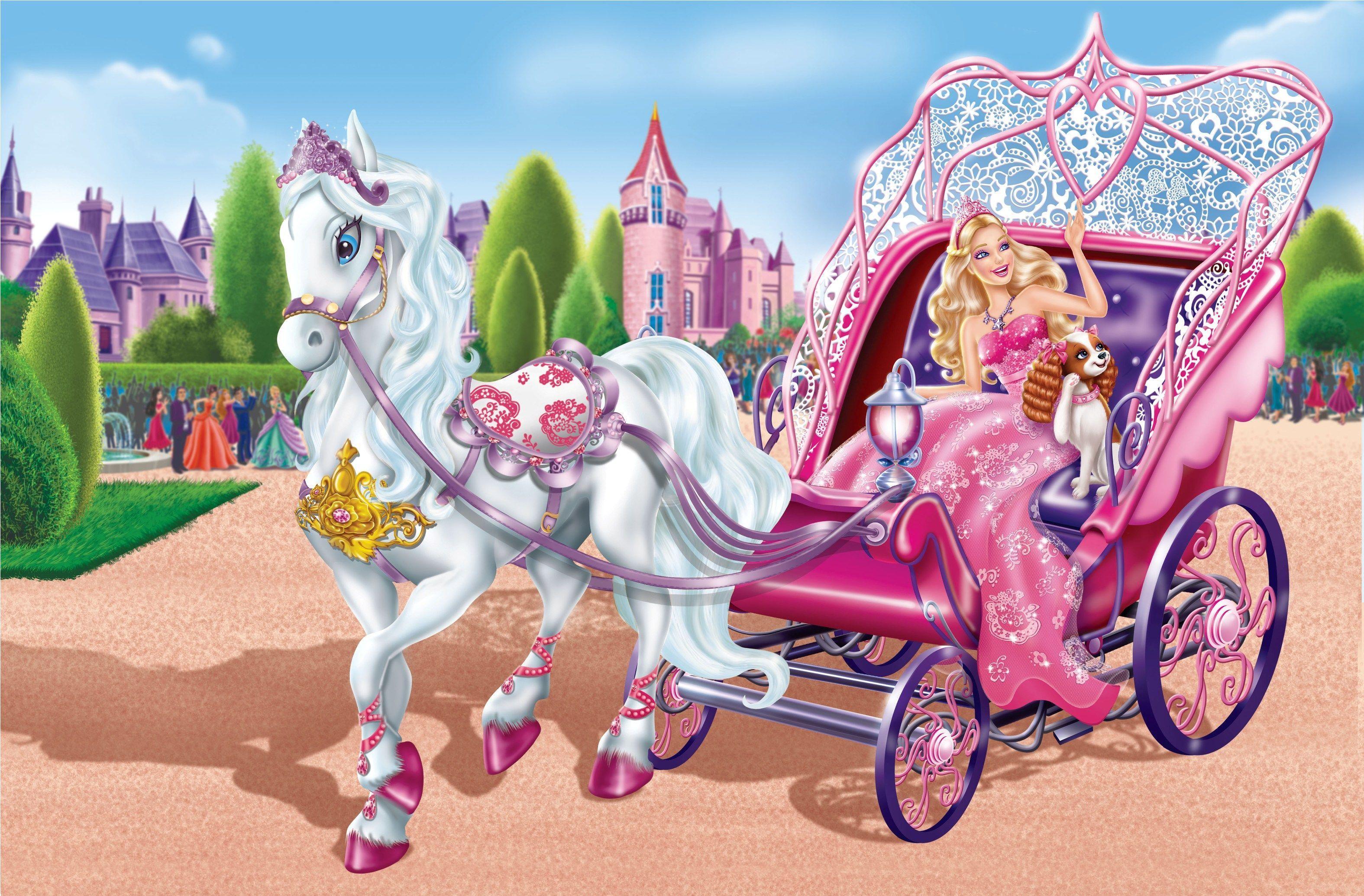 3150x2070 Free Barbie And Horse Background