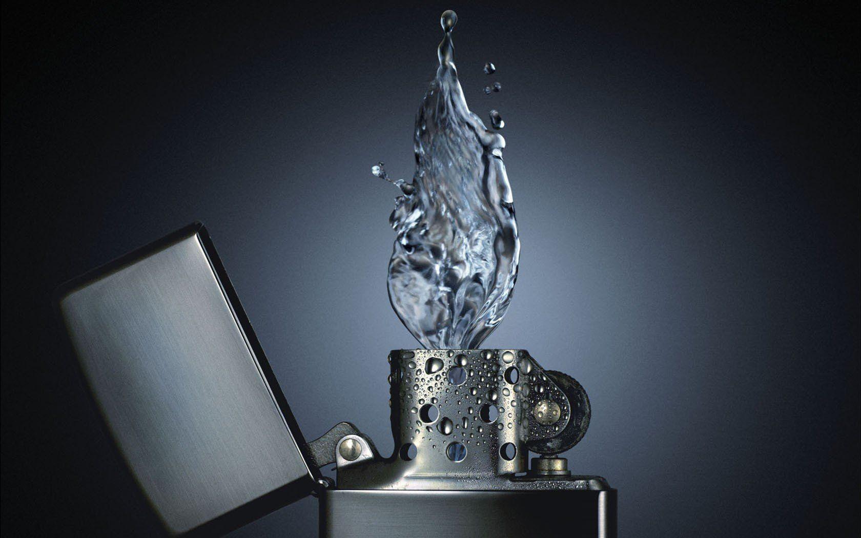 1680x1050 water, Zippo Wallpaper HD / Desktop and Mobile Background