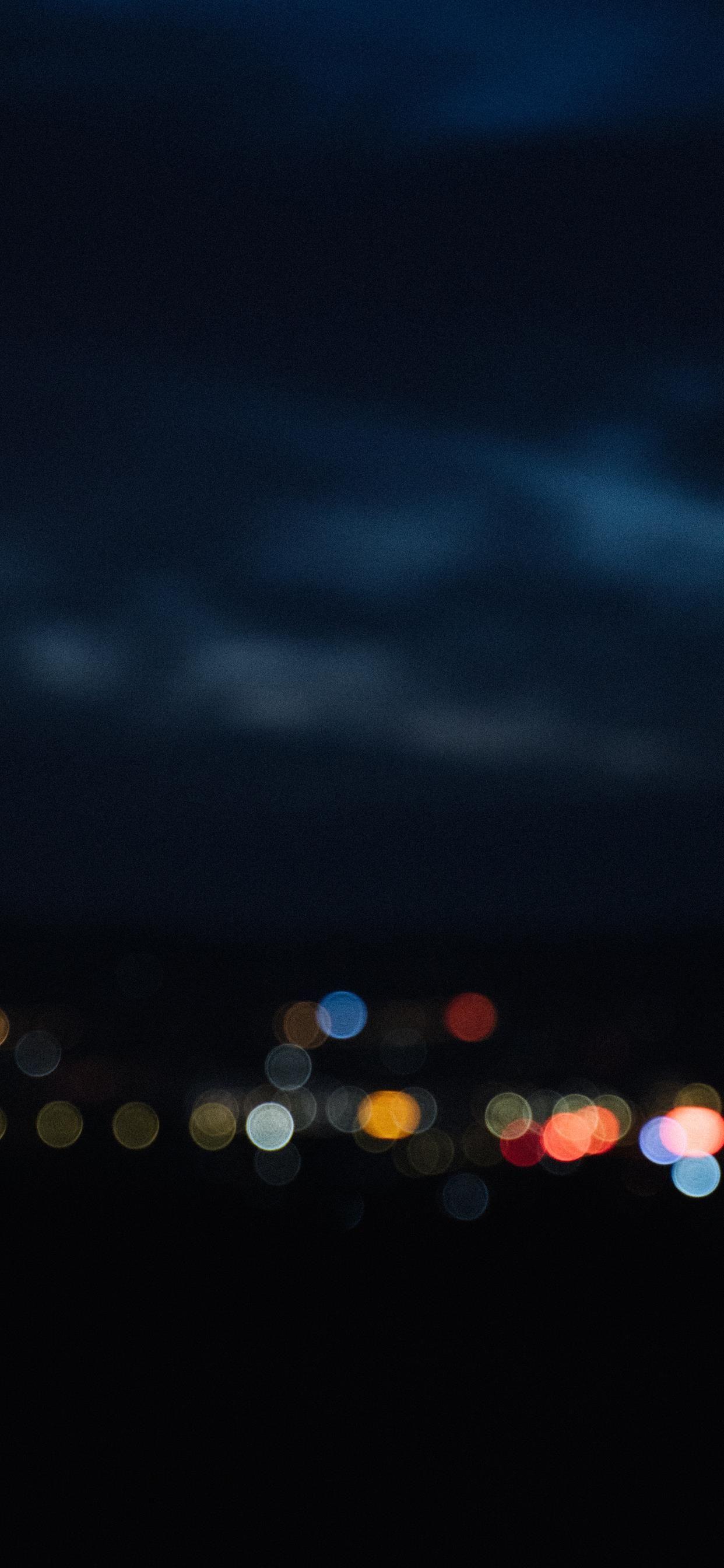 1242x2688 night view of a small town iPhone X Wallpaper Free Download