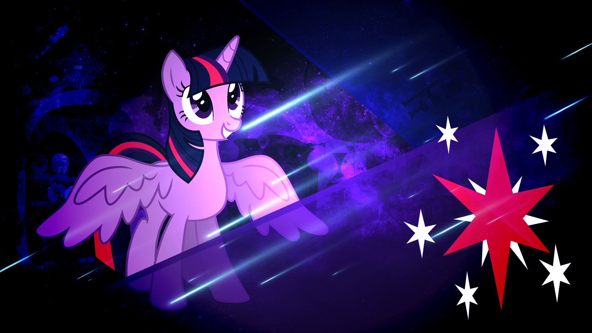 1920x1080 Princess Twilight Wallpaper MLP