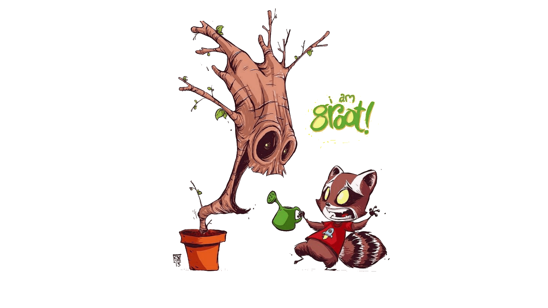1920x1080 Guardians Of The Galaxy Skottie Young Imgur