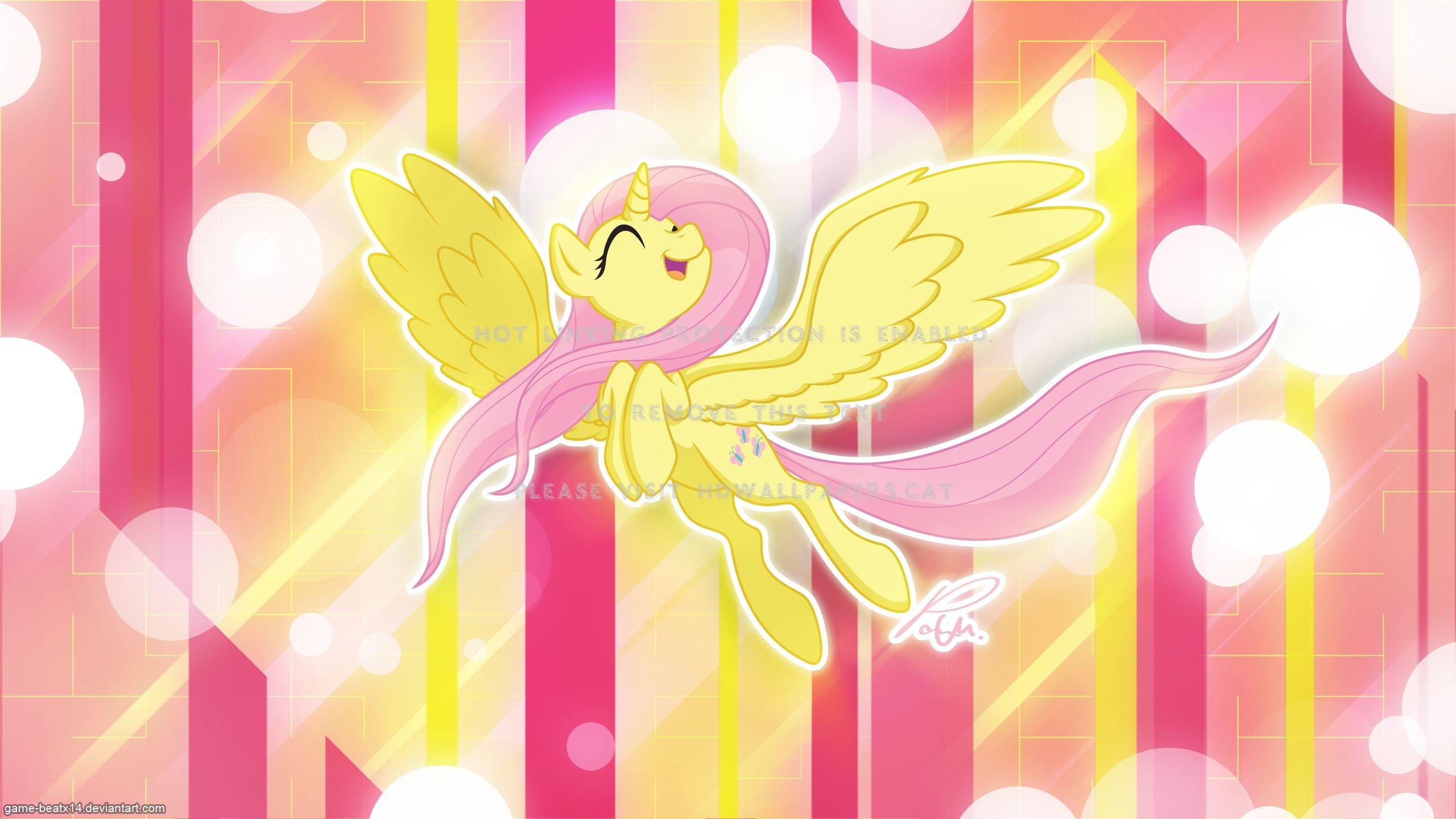 2560x1440 fluttershy alicorn friendship magic my pony
