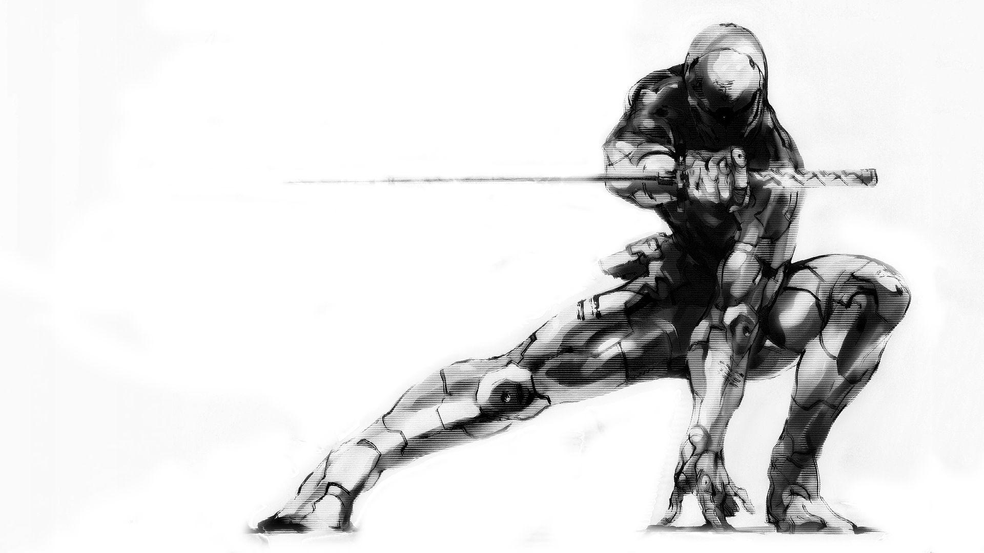 1920x1080 video games, Metal Gear Solid, Gray Fox wallpaper