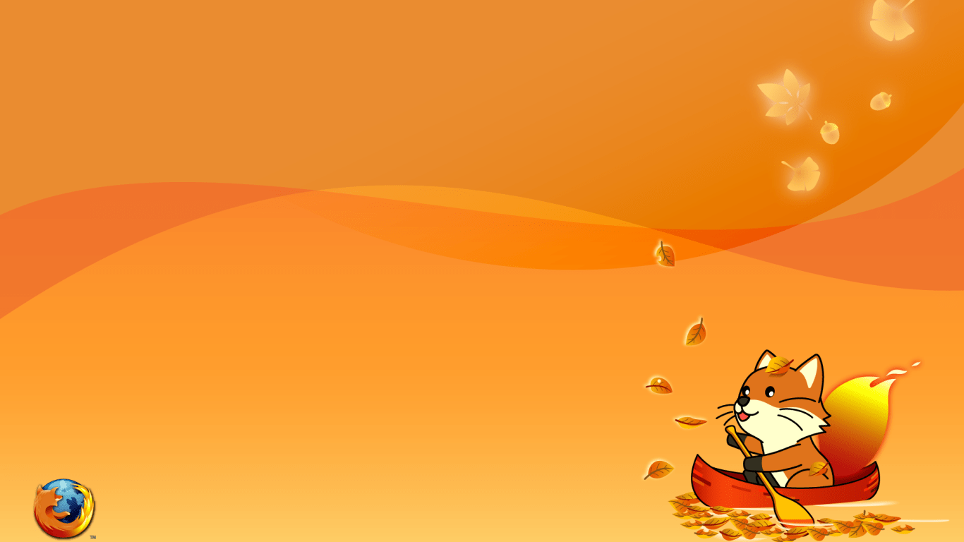 1366x768 Firefox Mozilla theme autumn Desktop wallpaper 1366x768