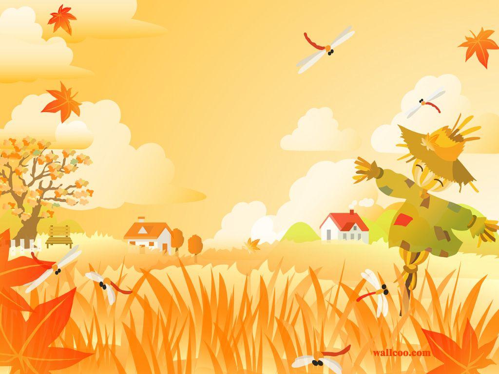 1024x768 Artistic Fall Background. Fall