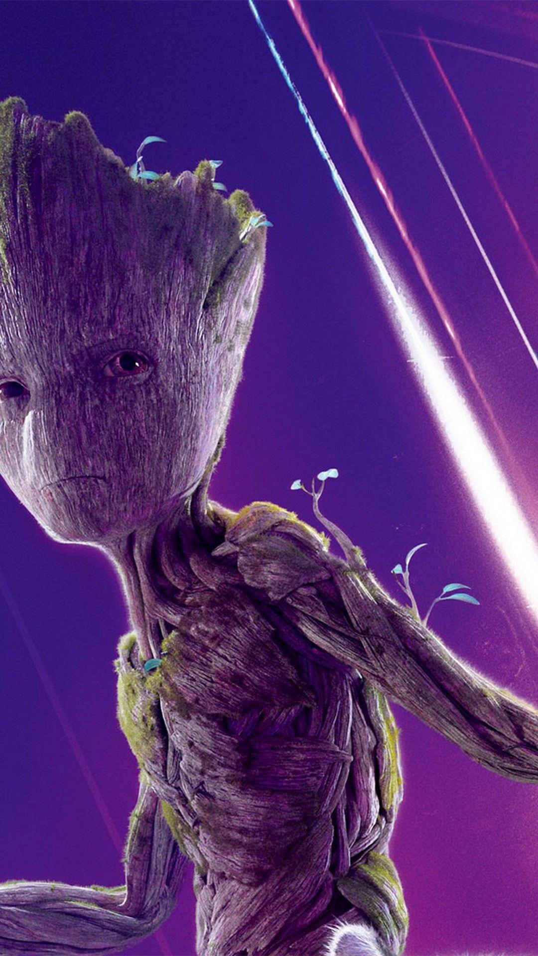 1080x1920 Groot Avengers Endgame iPhone Wallpaper Movie Poster