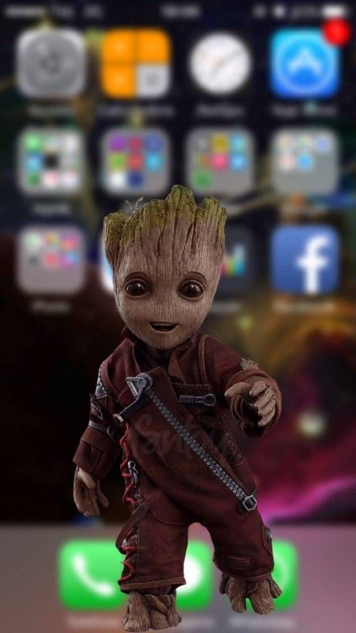 720x1280 Download Baby Groot Wallpaper