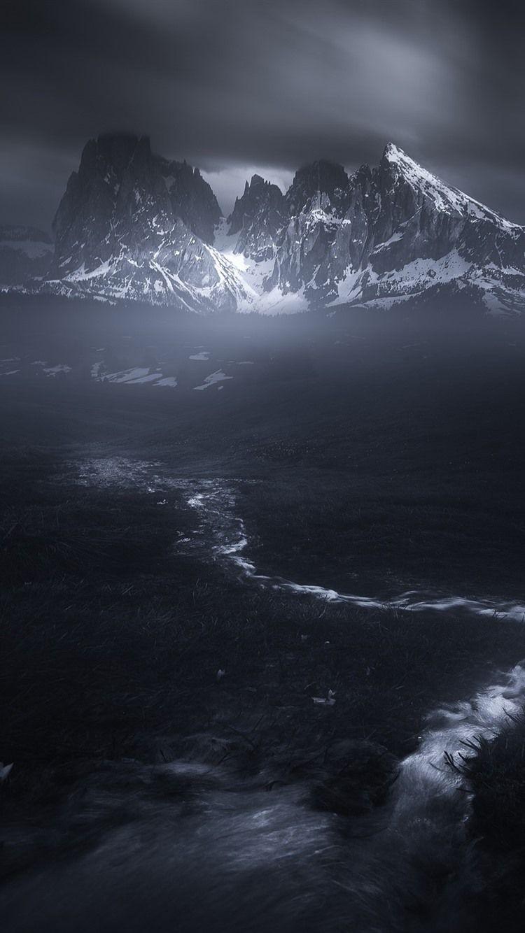 Dark Mountains iPhone Wallpapers - Top Free Dark Mountains iPhone ...