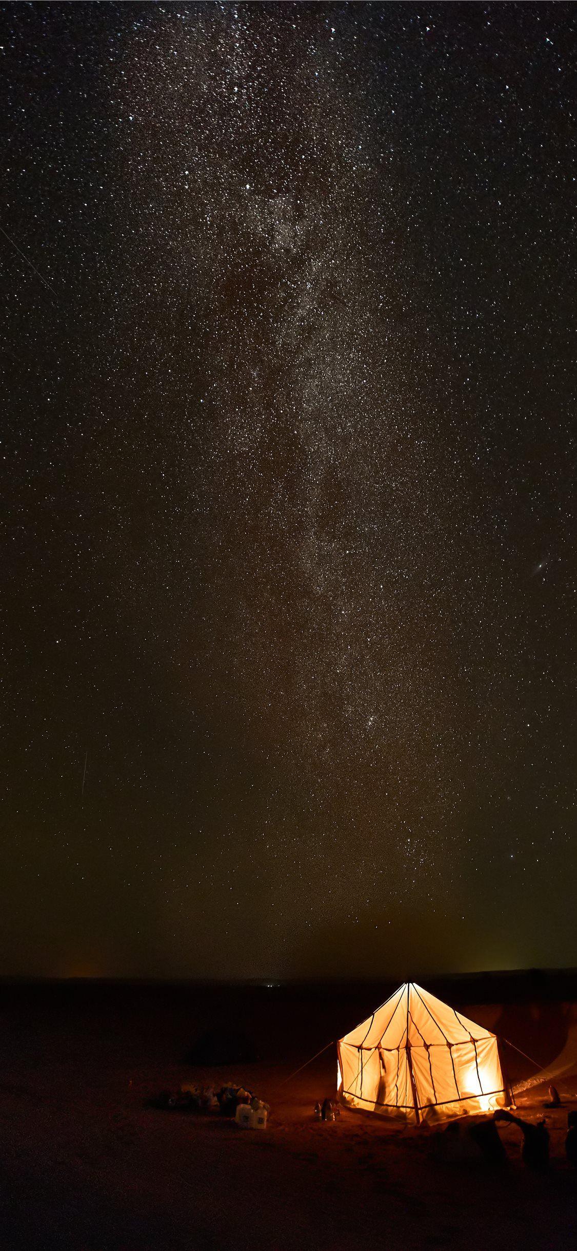1125x2436 under the milkyway iPhone Wallpaper Free Download