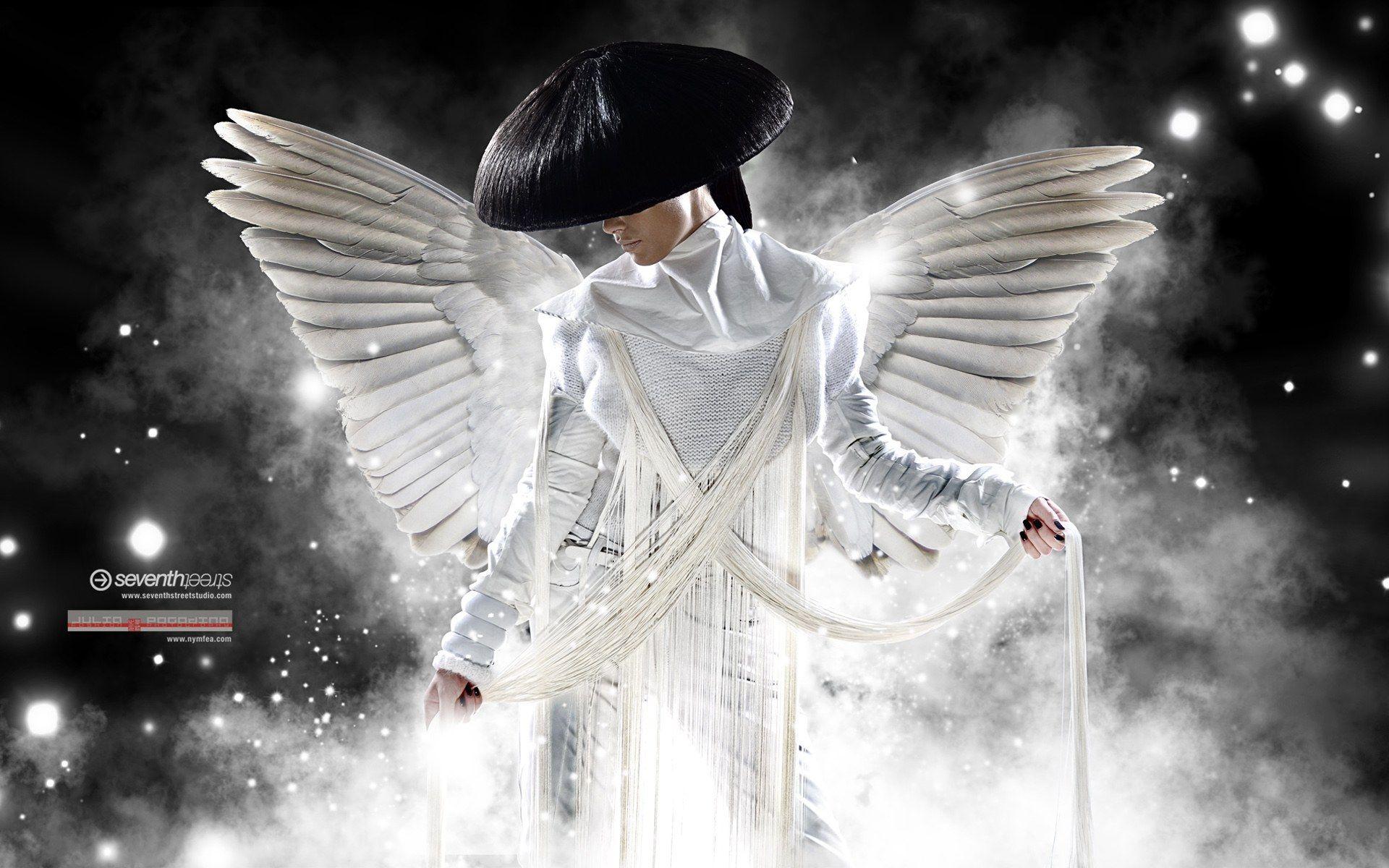 1920x1200 People White angel desktop full Wallpaper Wallpaper 69863