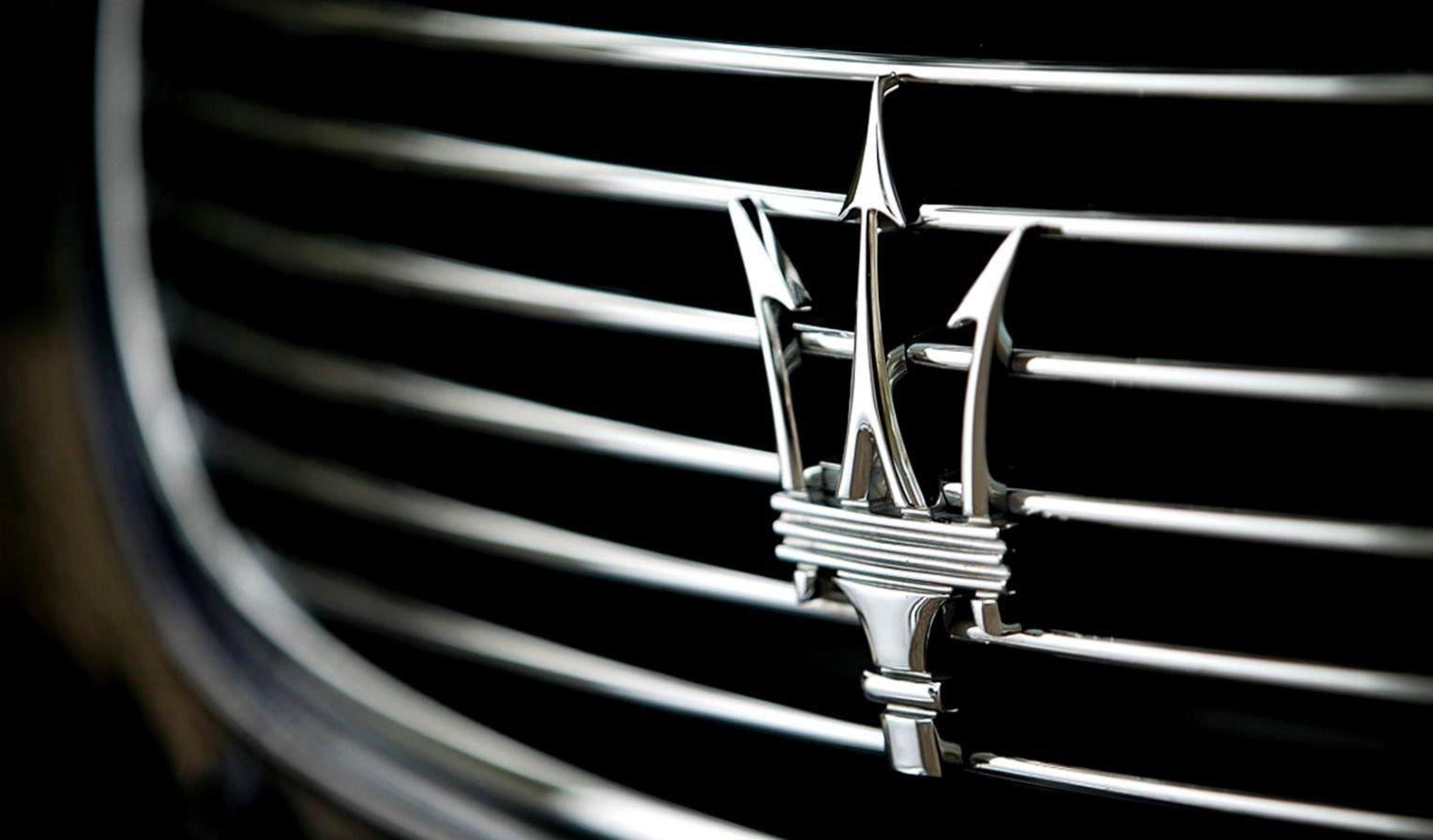 1528x896 Logo Wallpaper Maserati Car