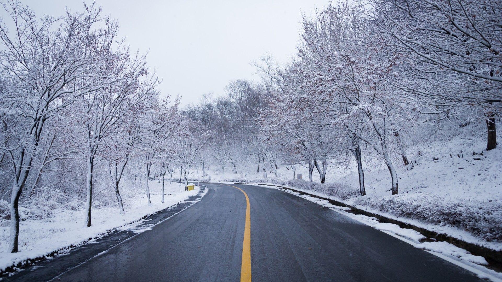 1920x1080 Snow Road Winter Ice Scenery 5k Laptop Full HD 1080P HD