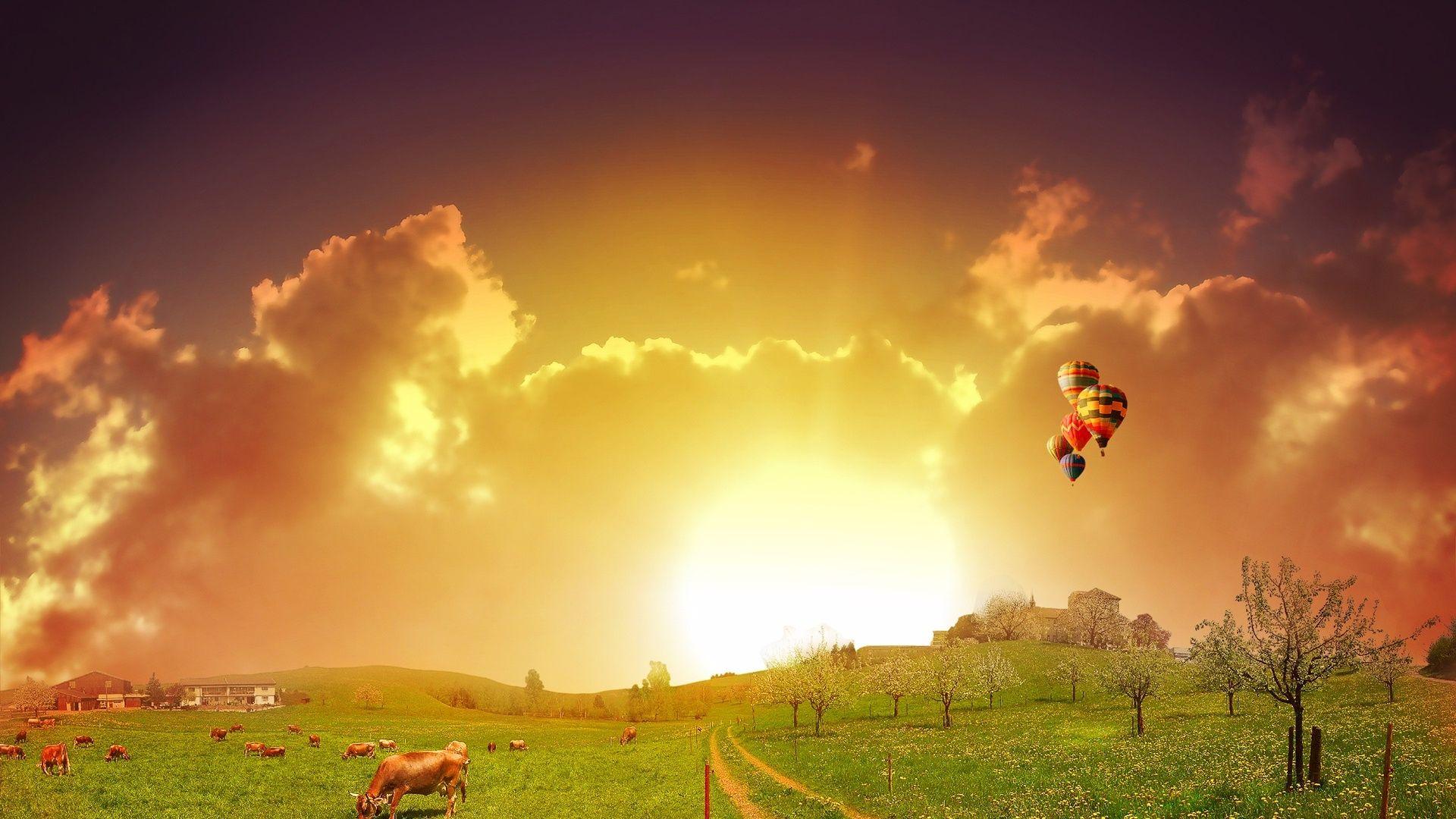 1920x1080 Sunrise desktop PC and Mac wallpaper