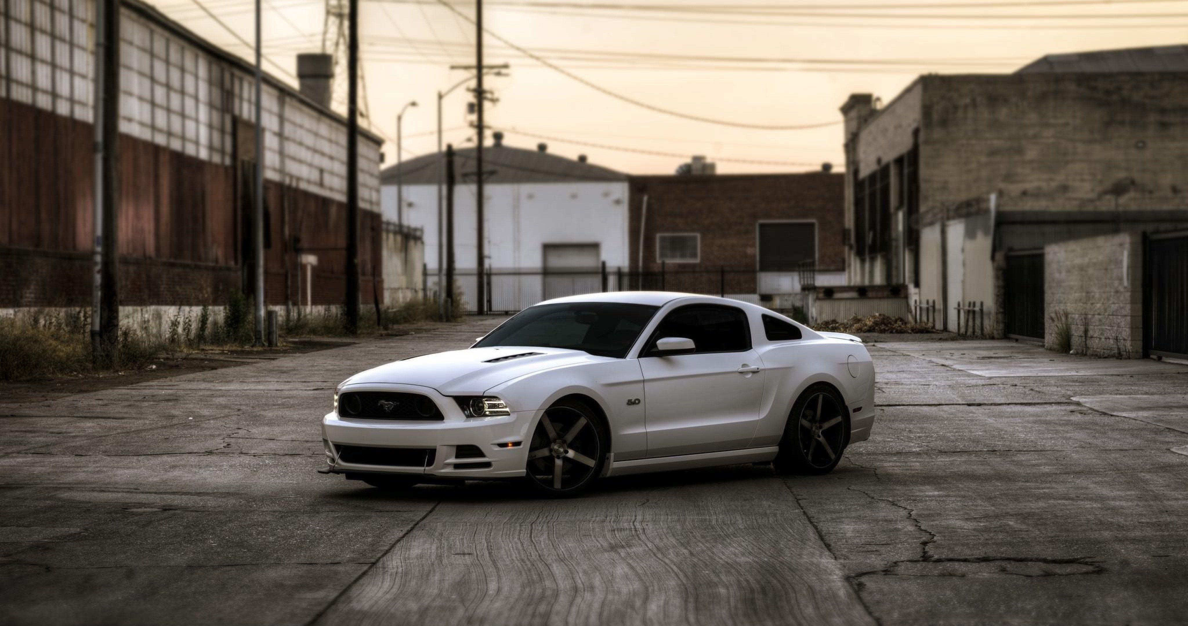 4096x2160 white ford mustang 4k ultra HD wallpaper High quality walls