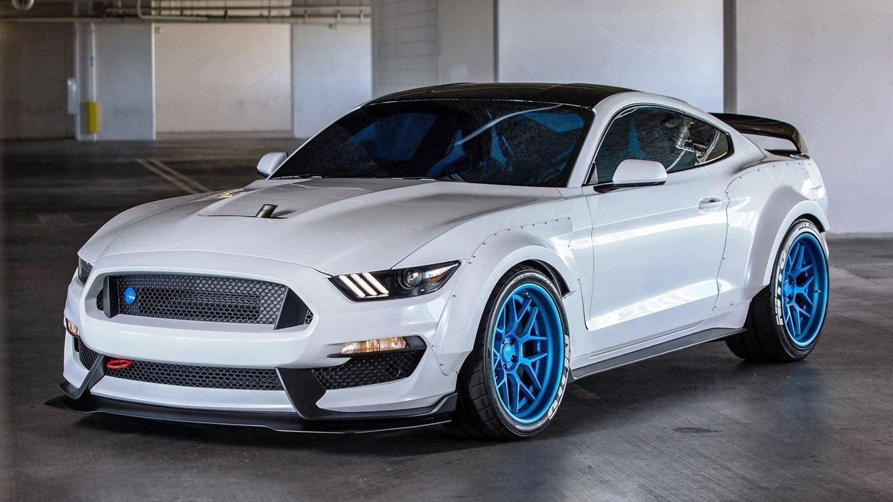 1280x720 White Mustang Wallpaper for Android