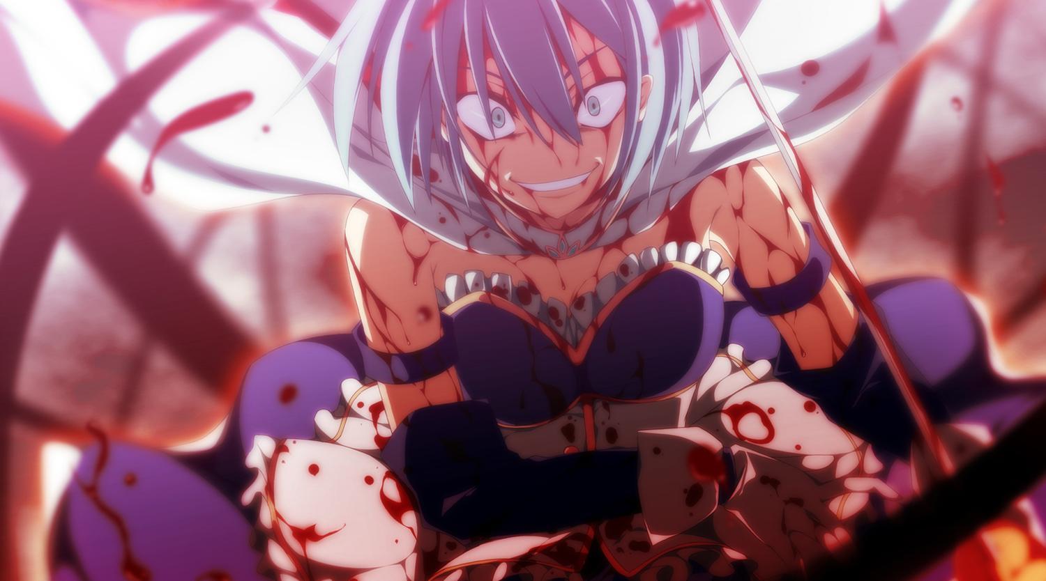 1500x834 Anime Girl Gore Wallpaper