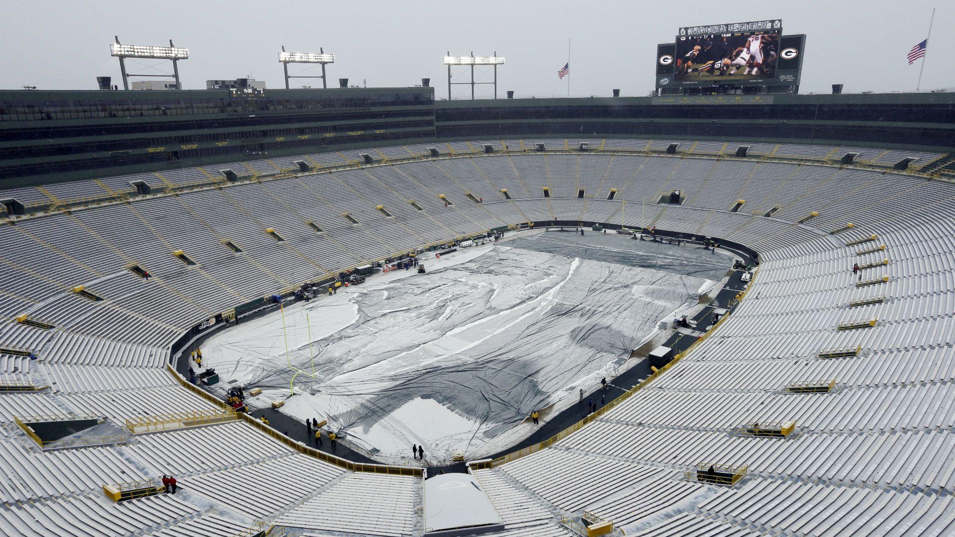 1920x1080 Coldest Packers playoff games at Lambeau Field